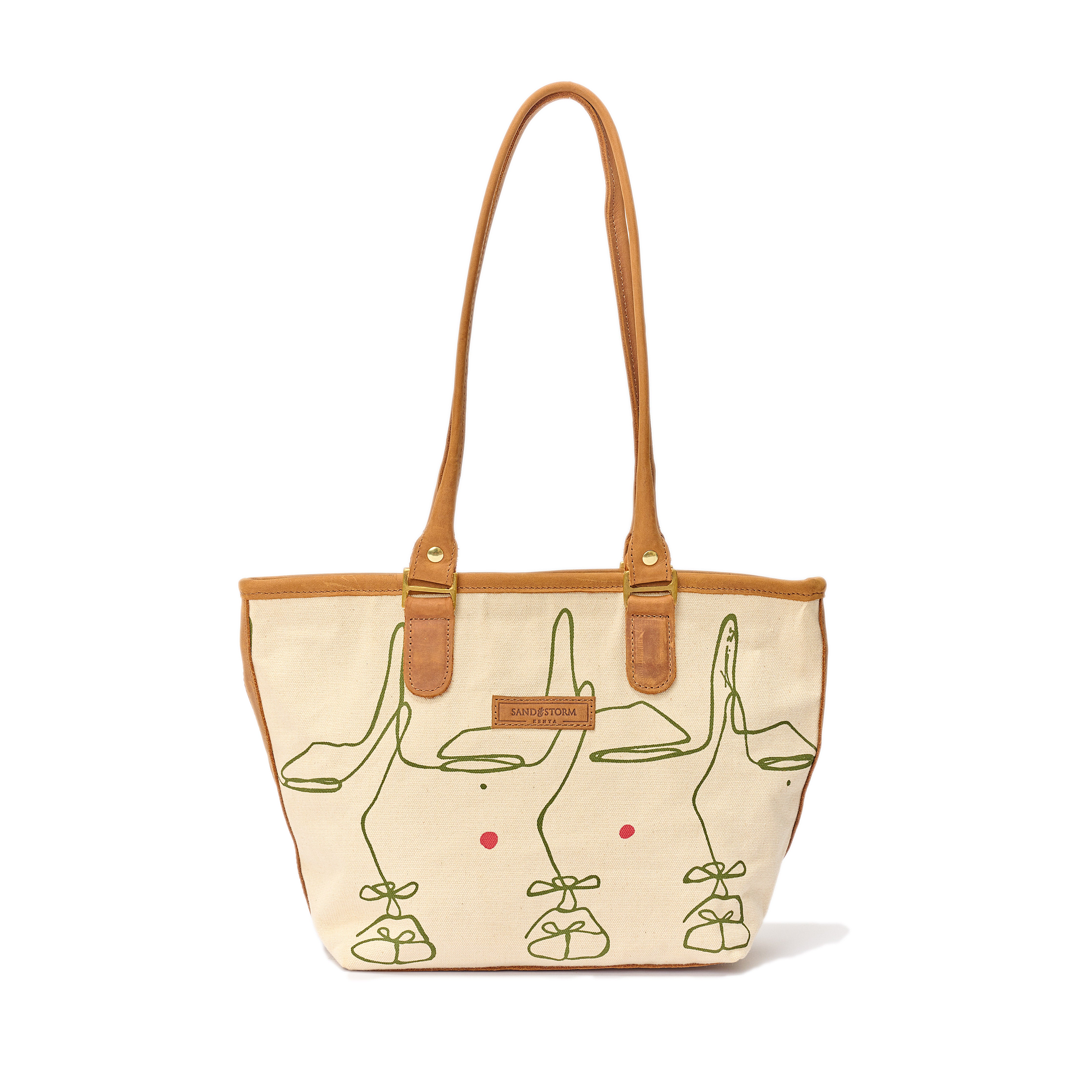 Canvas Lara bag Intertwine Print x Sandstorm Kenya
