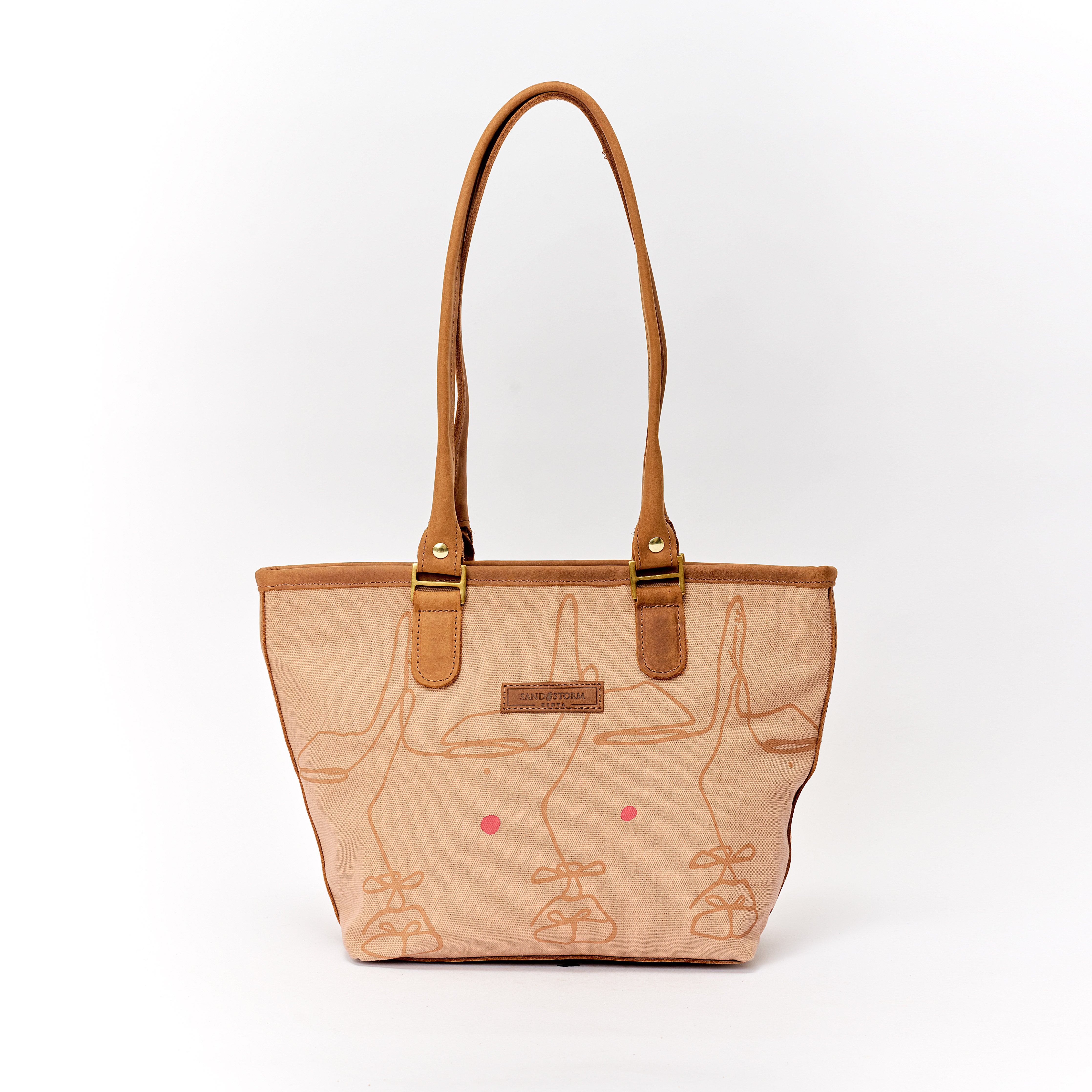 Canvas Lara bag Intertwine Print x Sandstorm Kenya