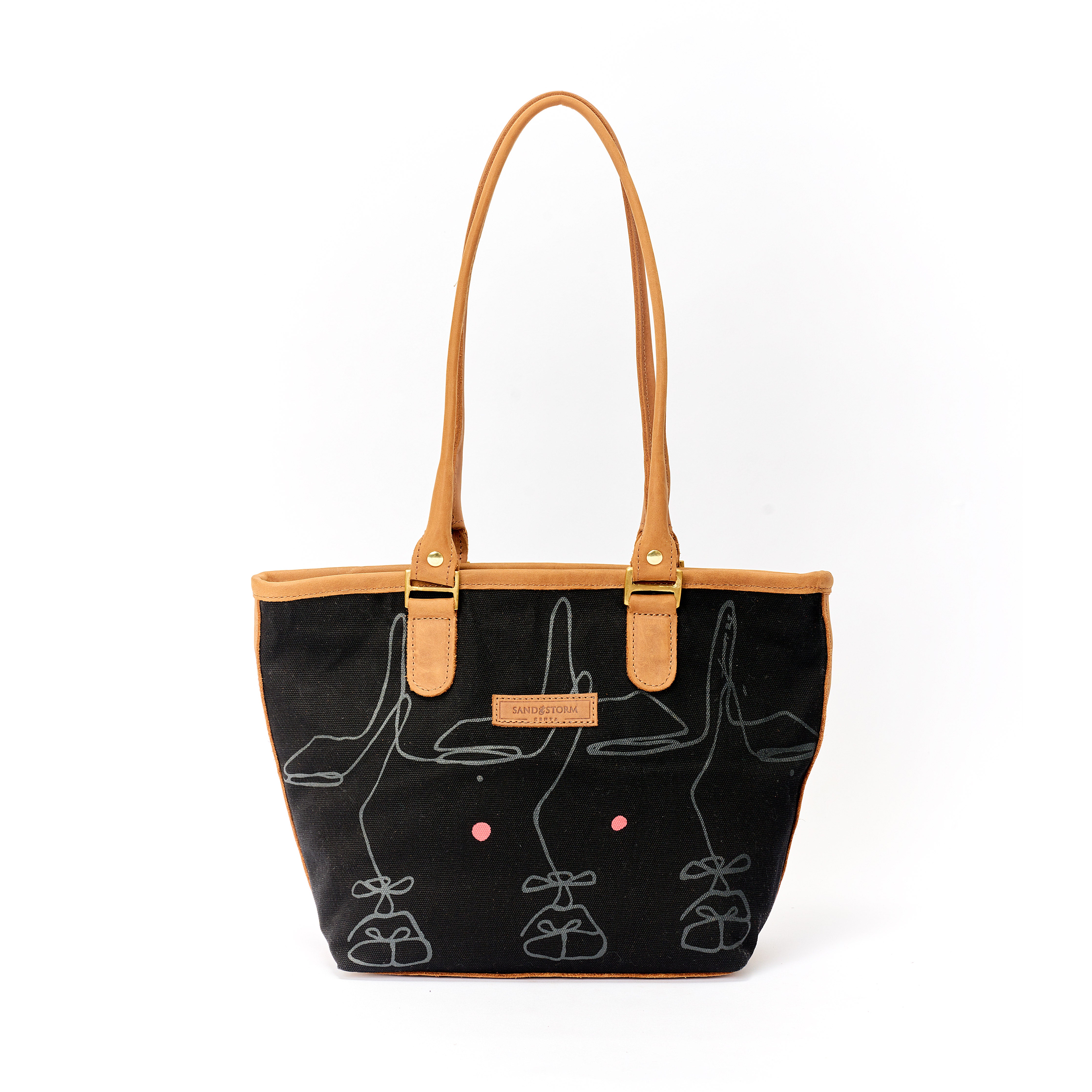 Canvas Lara bag Intertwine Print x Sandstorm Kenya