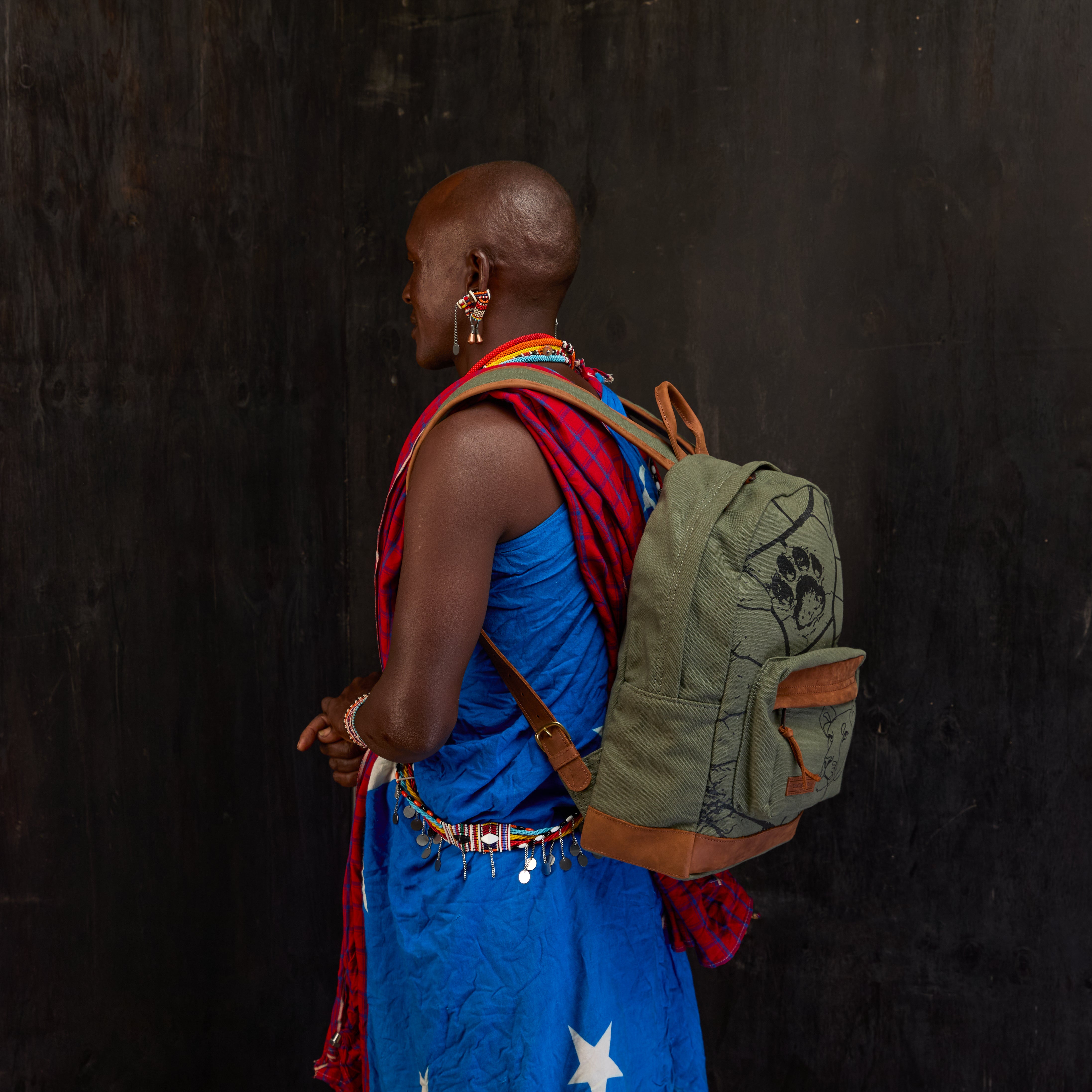 Canvas Hillary Backpack x Lion Guardian