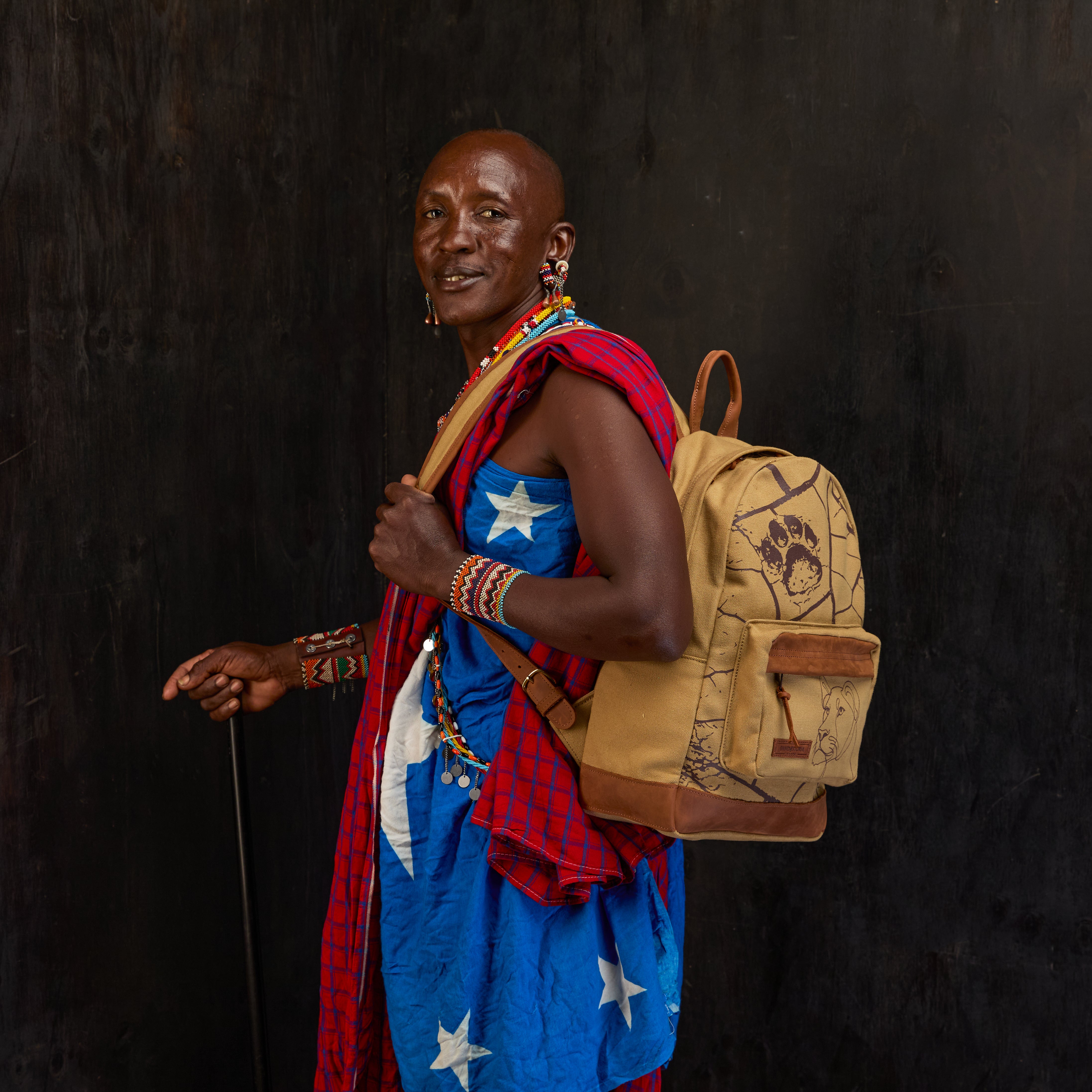 Canvas Hillary Backpack x Lion Guardian