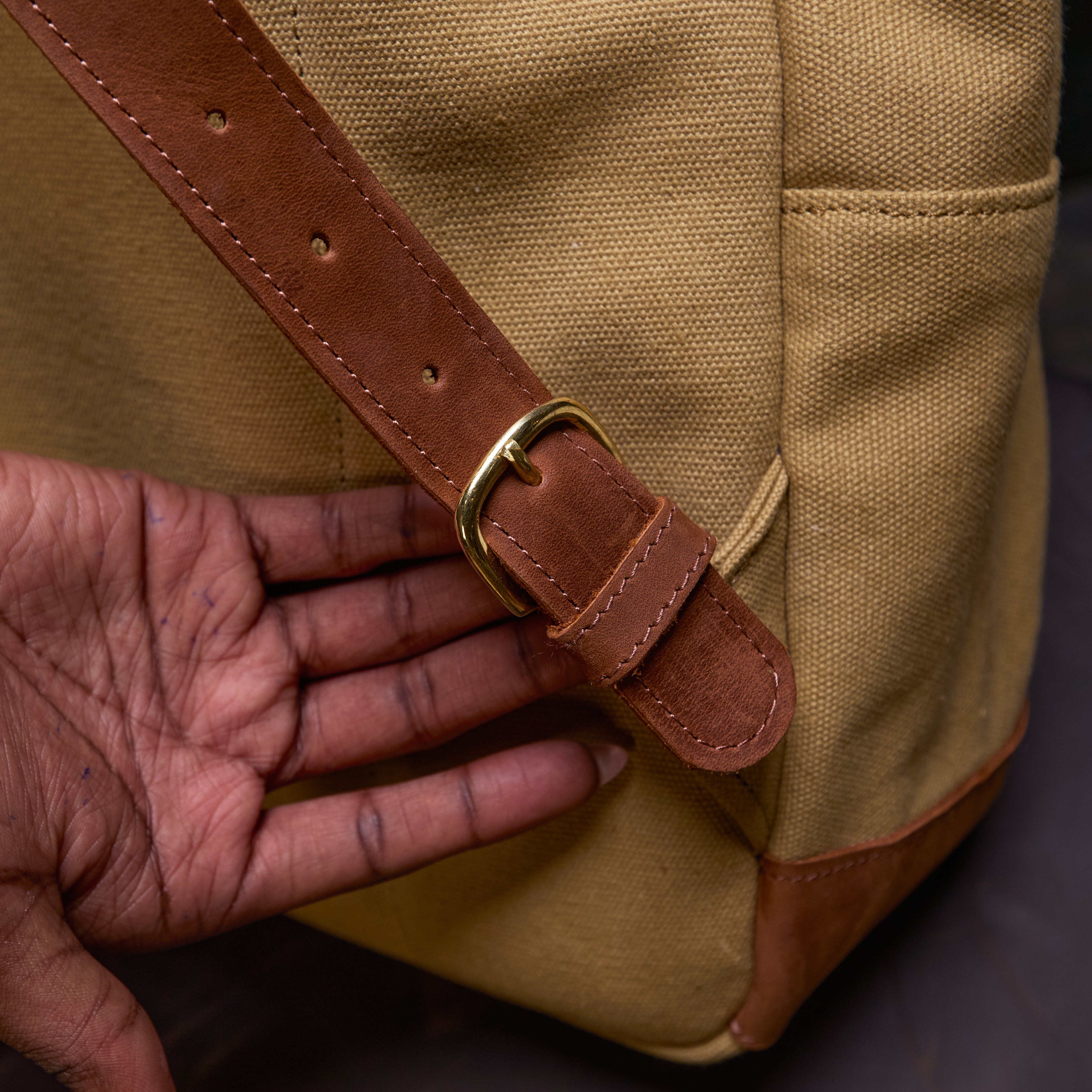 Canvas Hillary Backpack x Lion Guardian