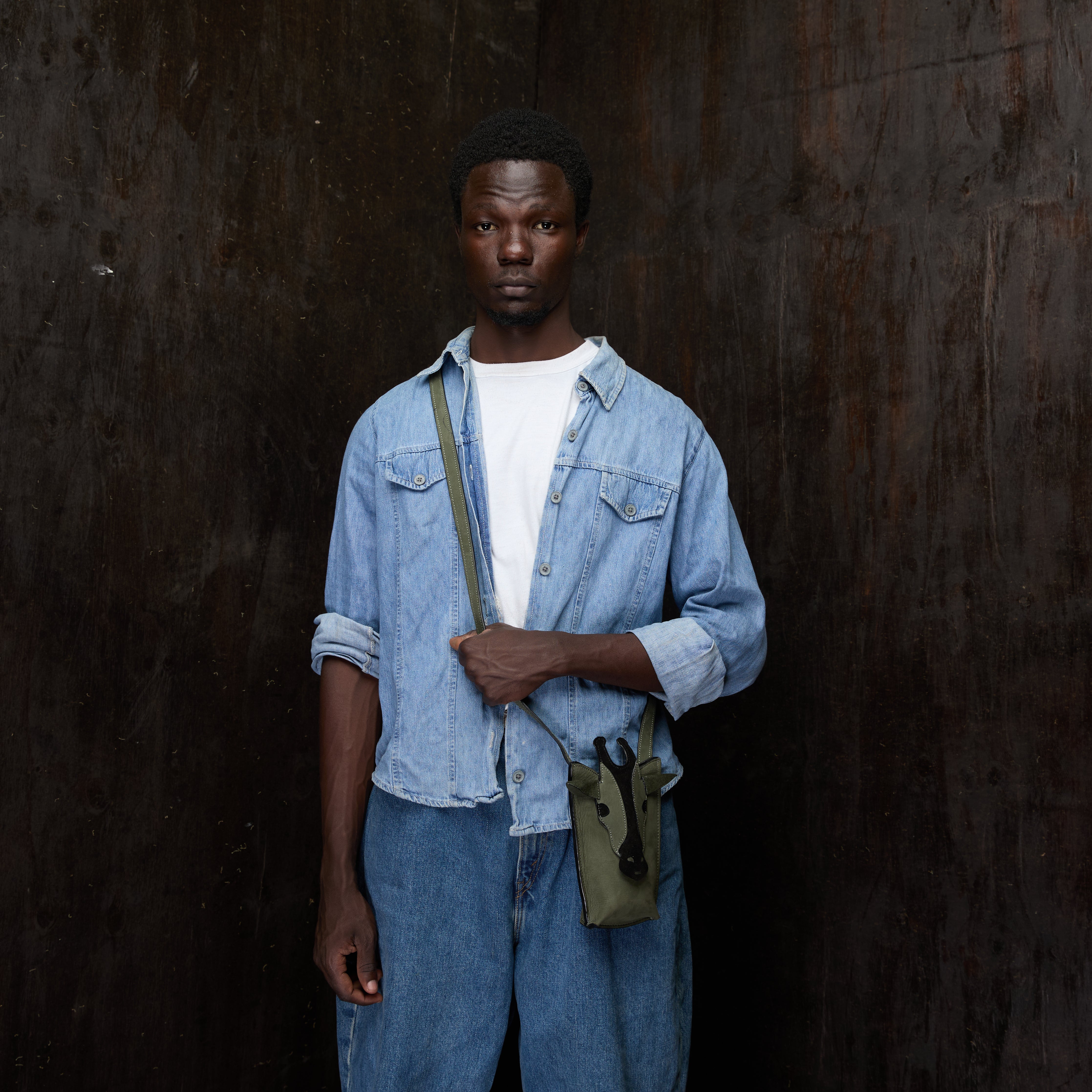 Suede Phone Purse Girraffe