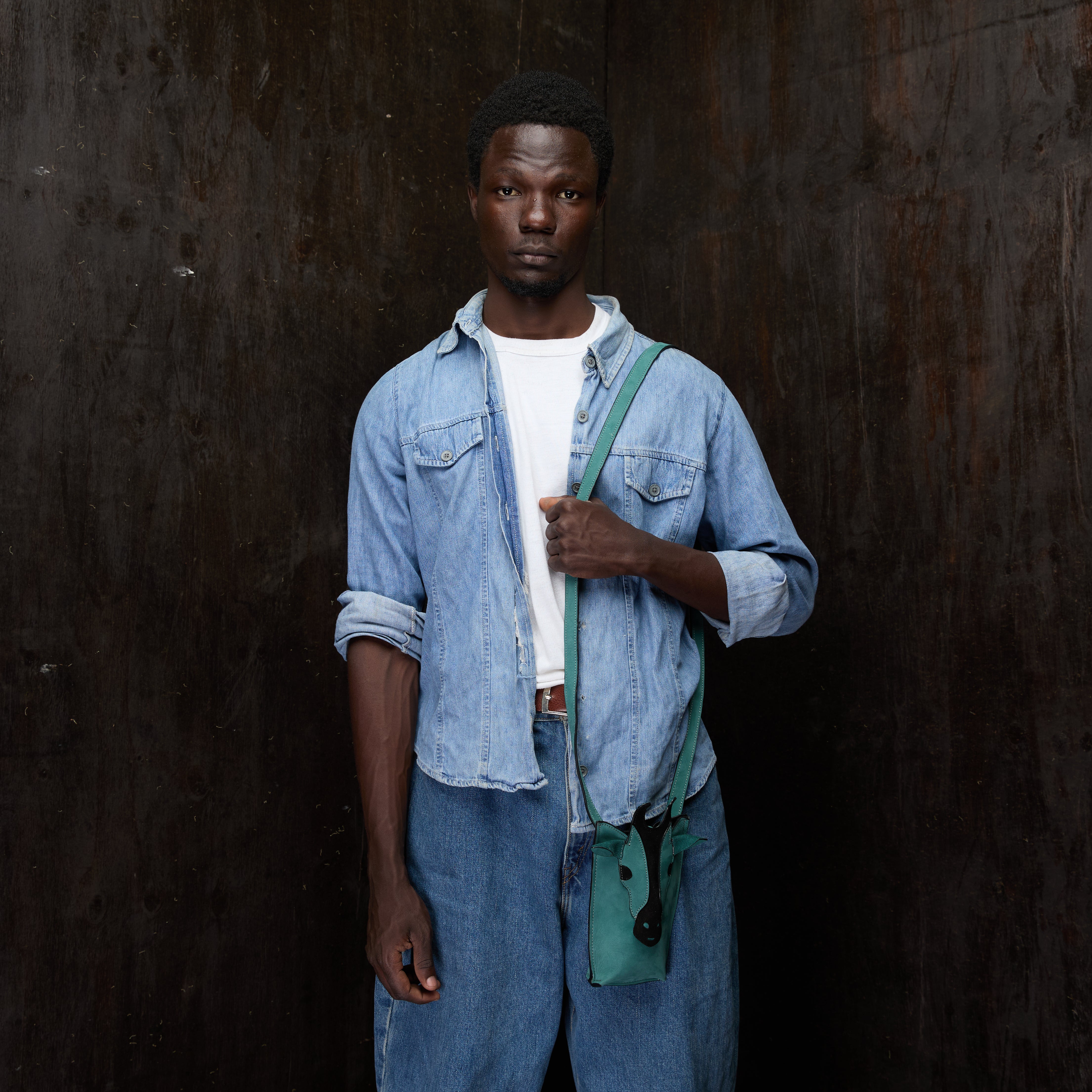 Suede Phone Purse Girraffe