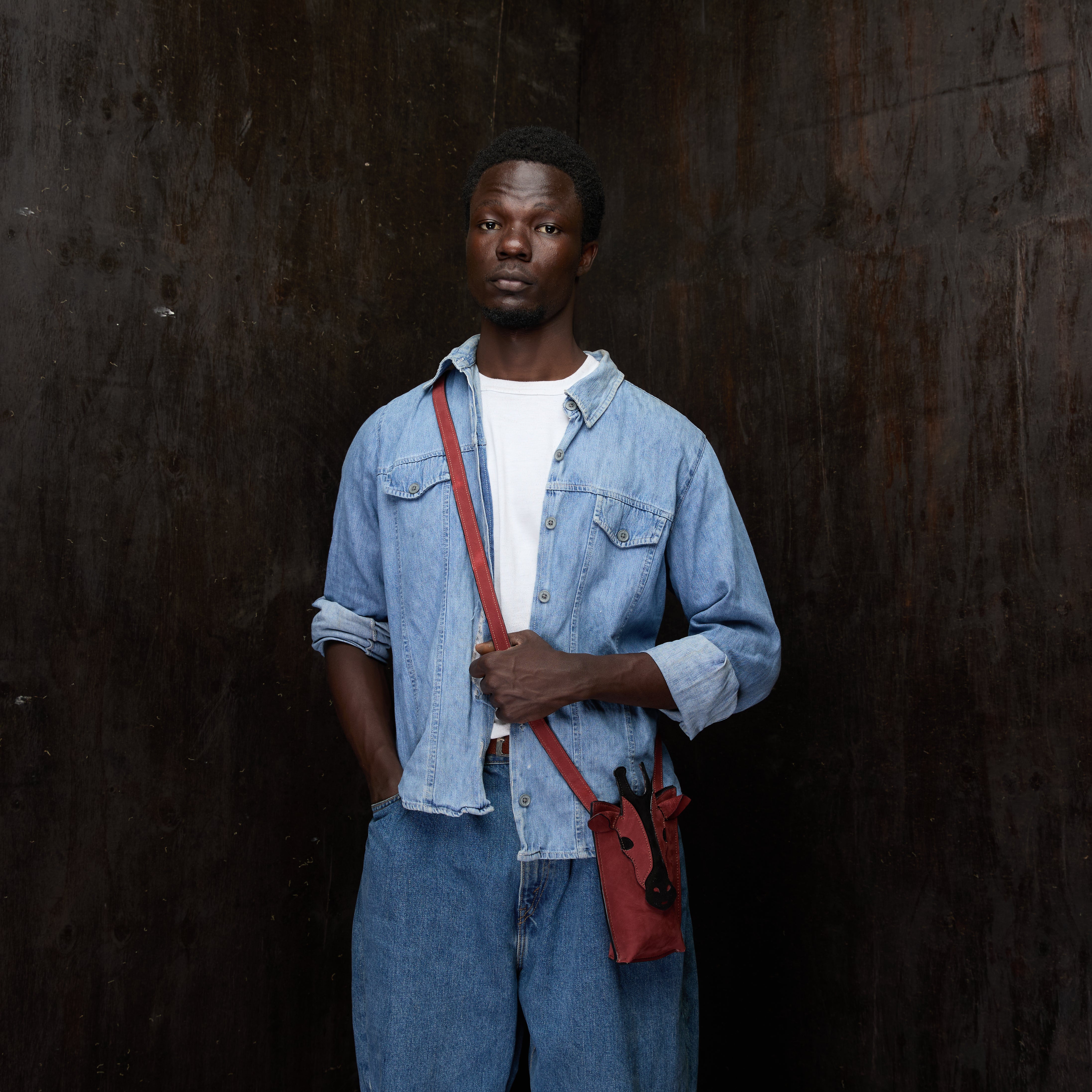 Suede Phone Purse Girraffe