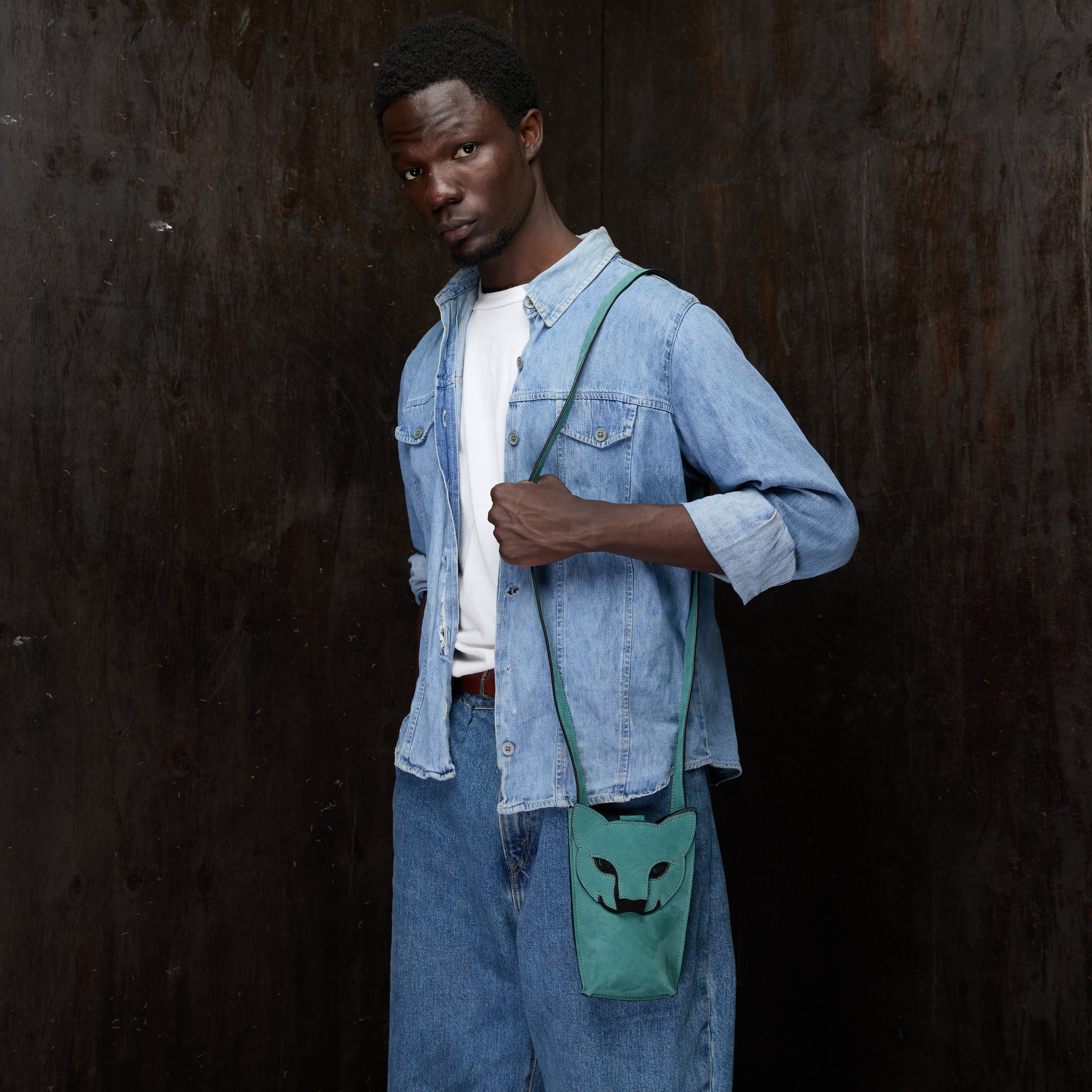 Suede Phone Purse Cheetah