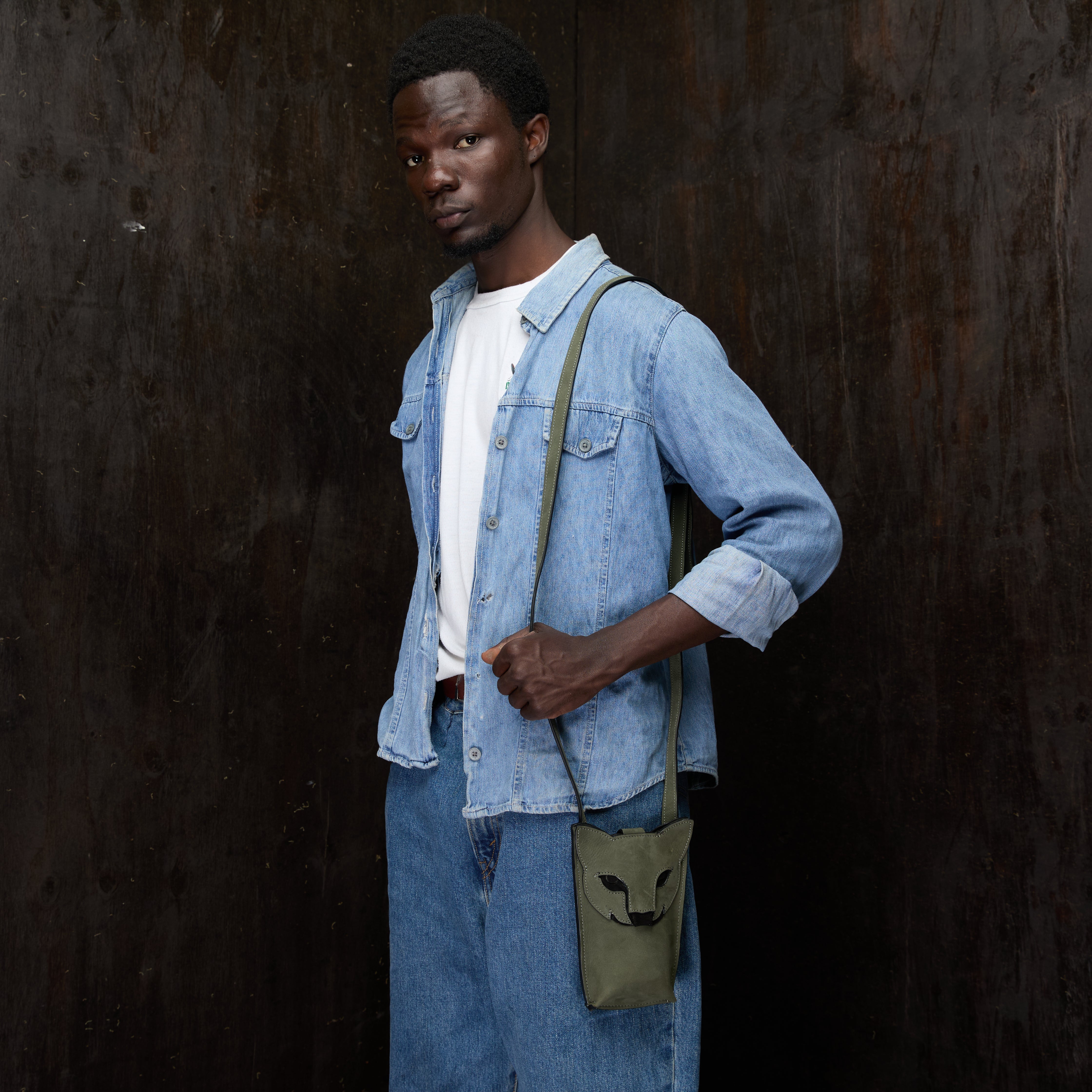 Suede Phone Purse Cheetah