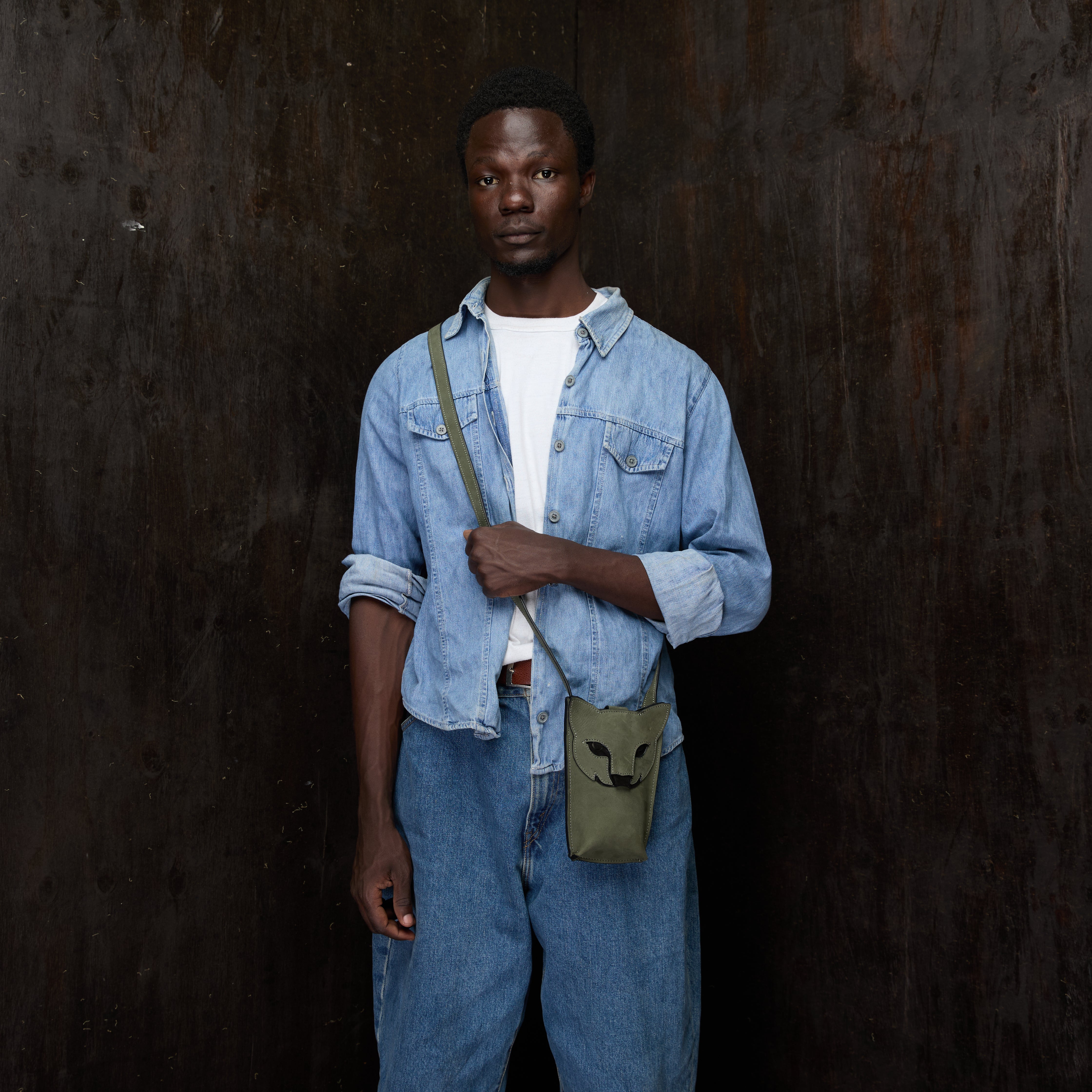 Suede Phone Purse Cheetah