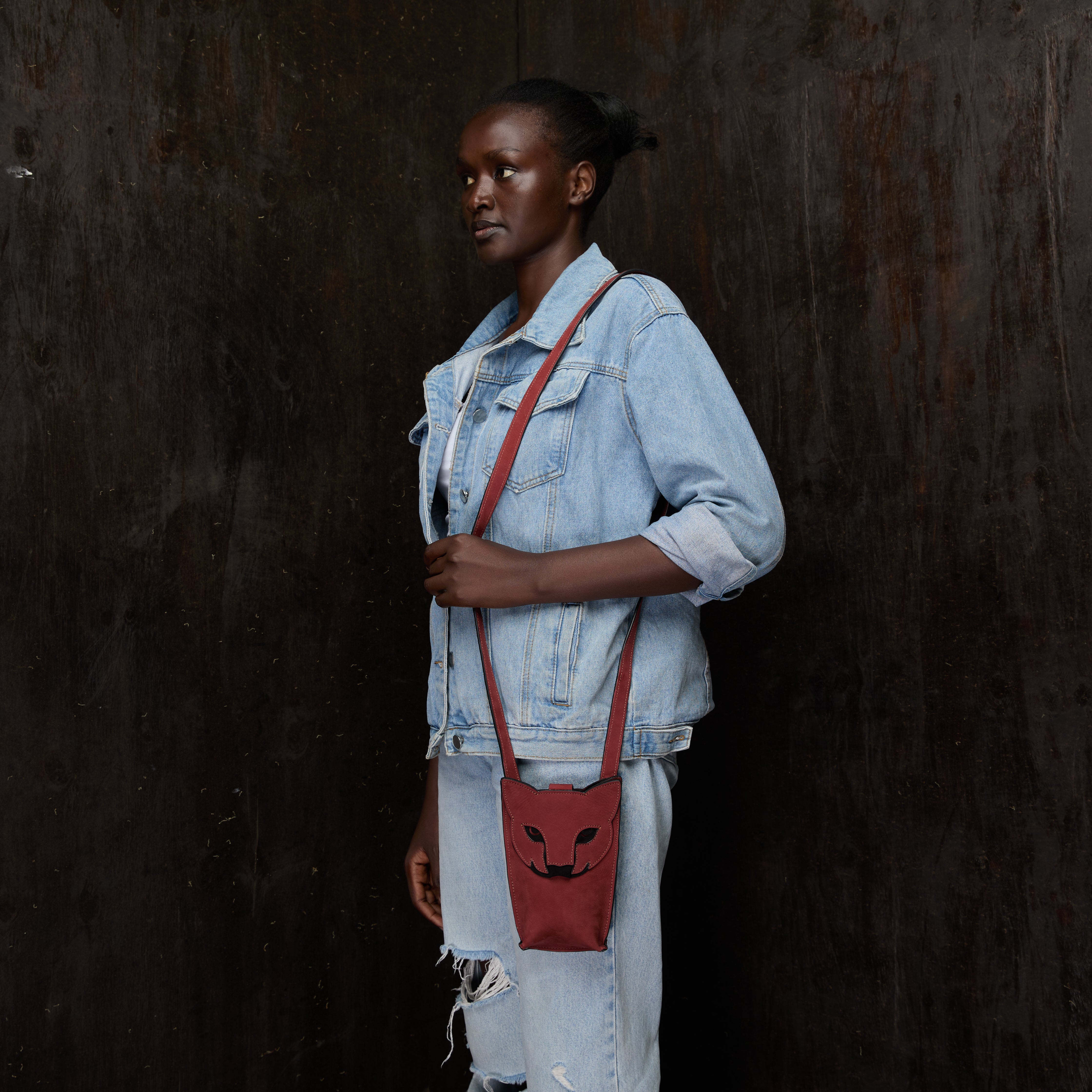 Suede Phone Purse Cheetah