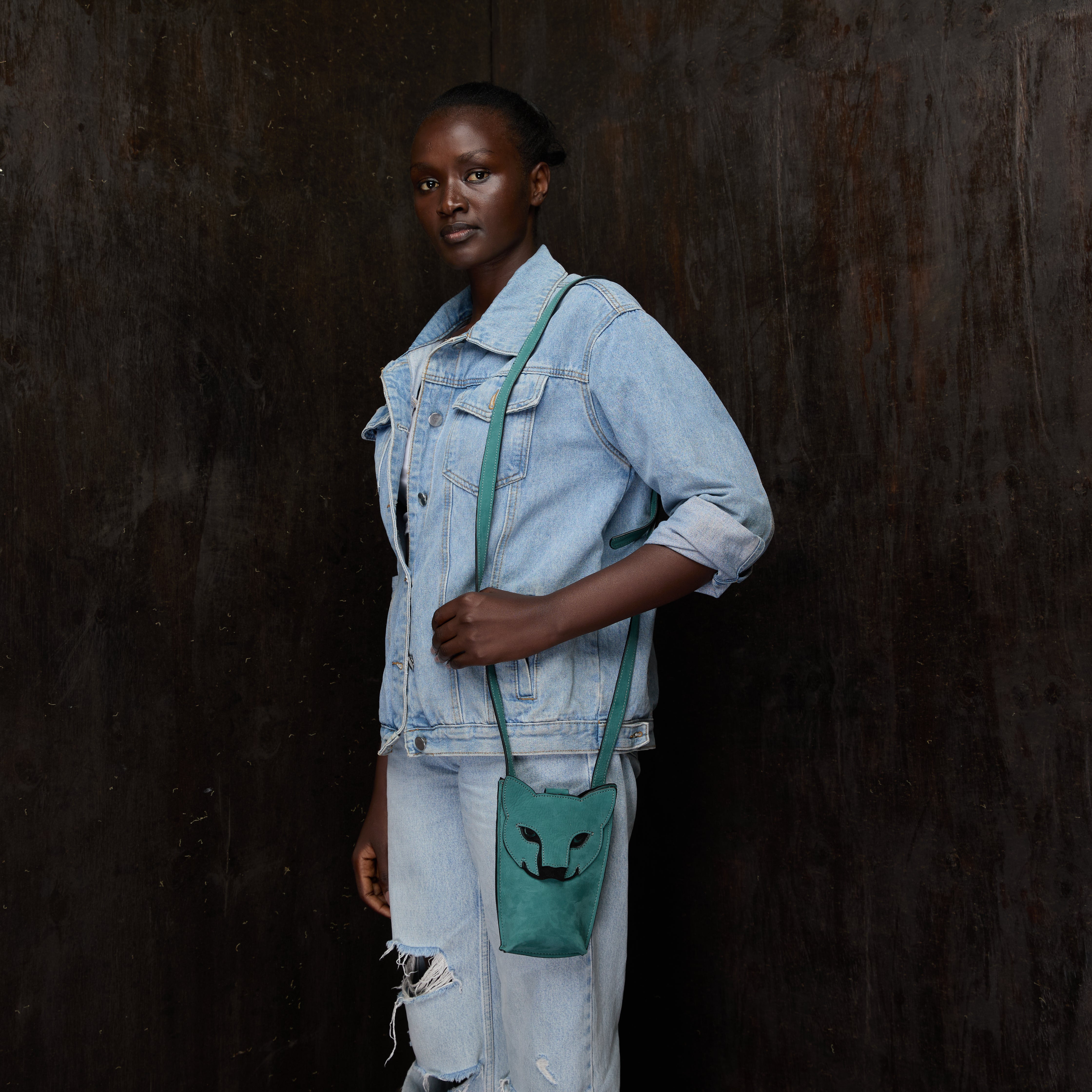 Suede Phone Purse Cheetah