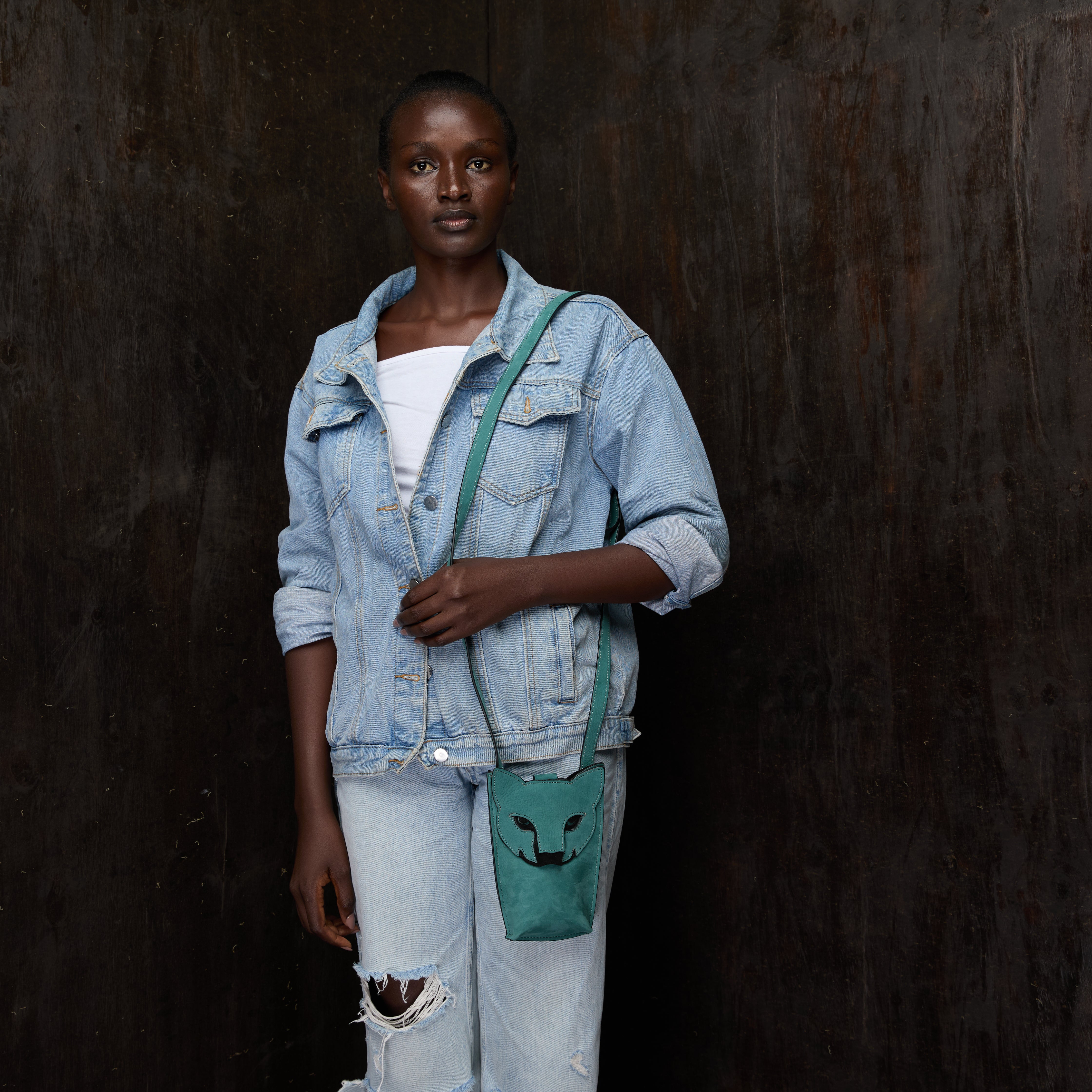 Suede Phone Purse Cheetah