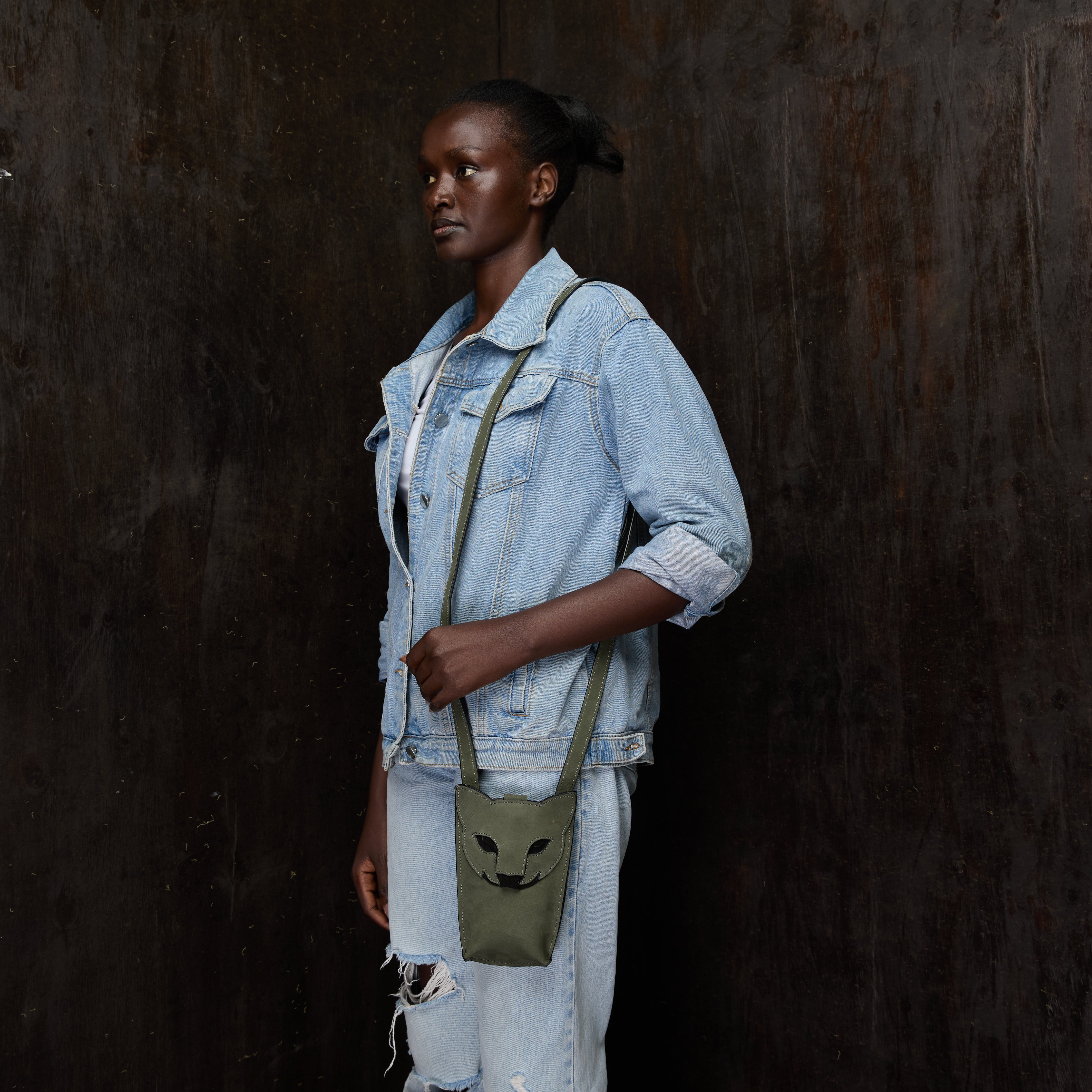 Suede Phone Purse Cheetah