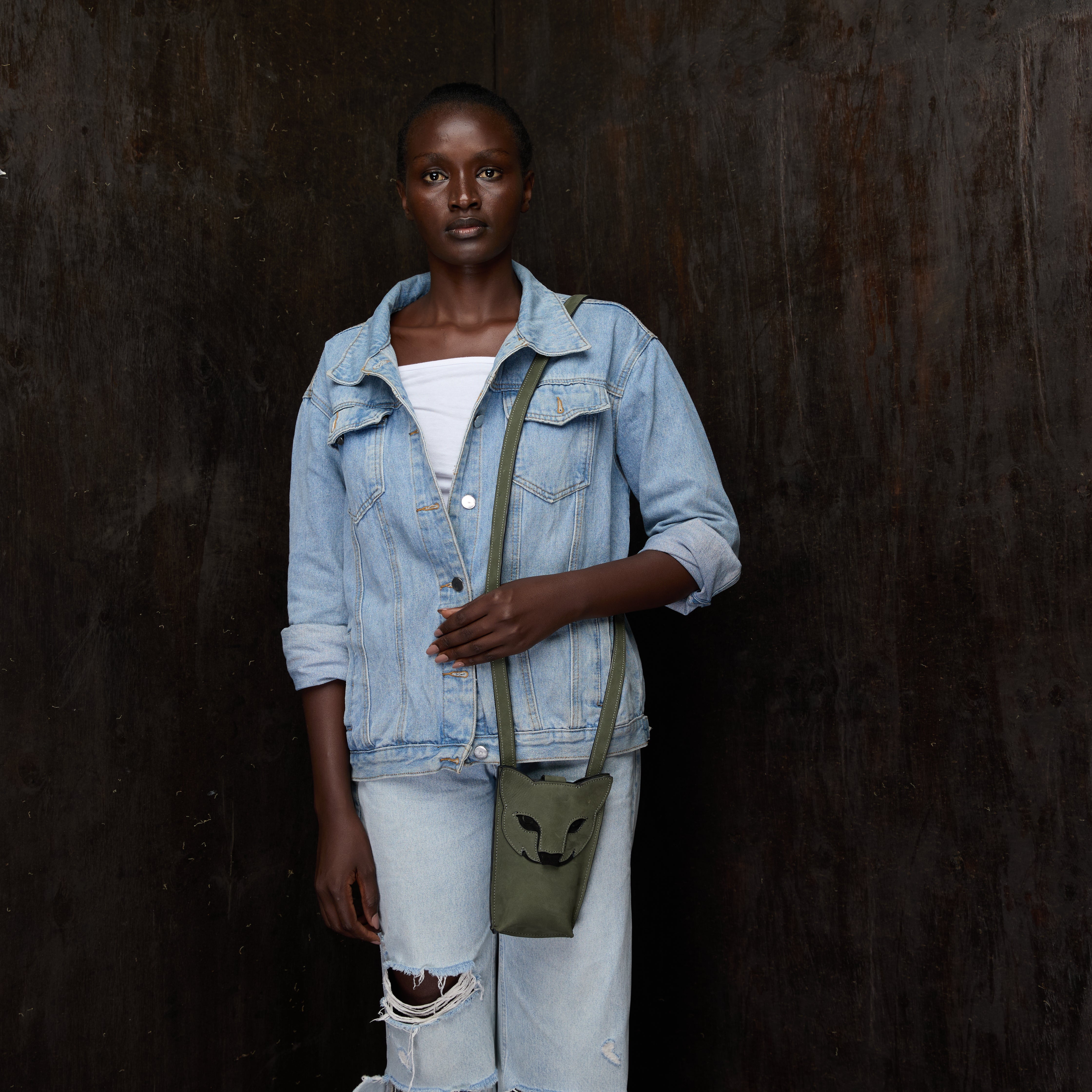 Suede Phone Purse Cheetah