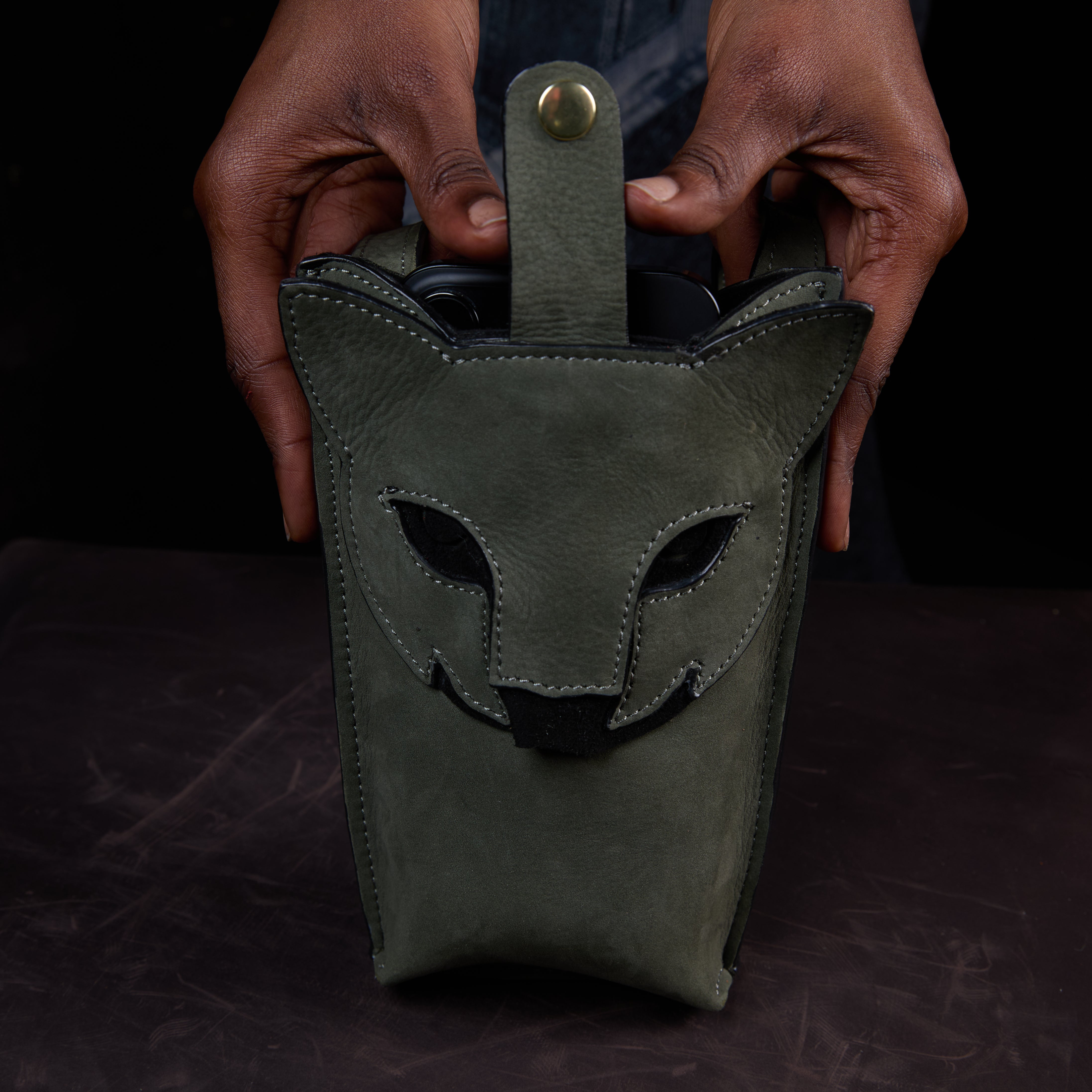 Suede Phone Purse Cheetah