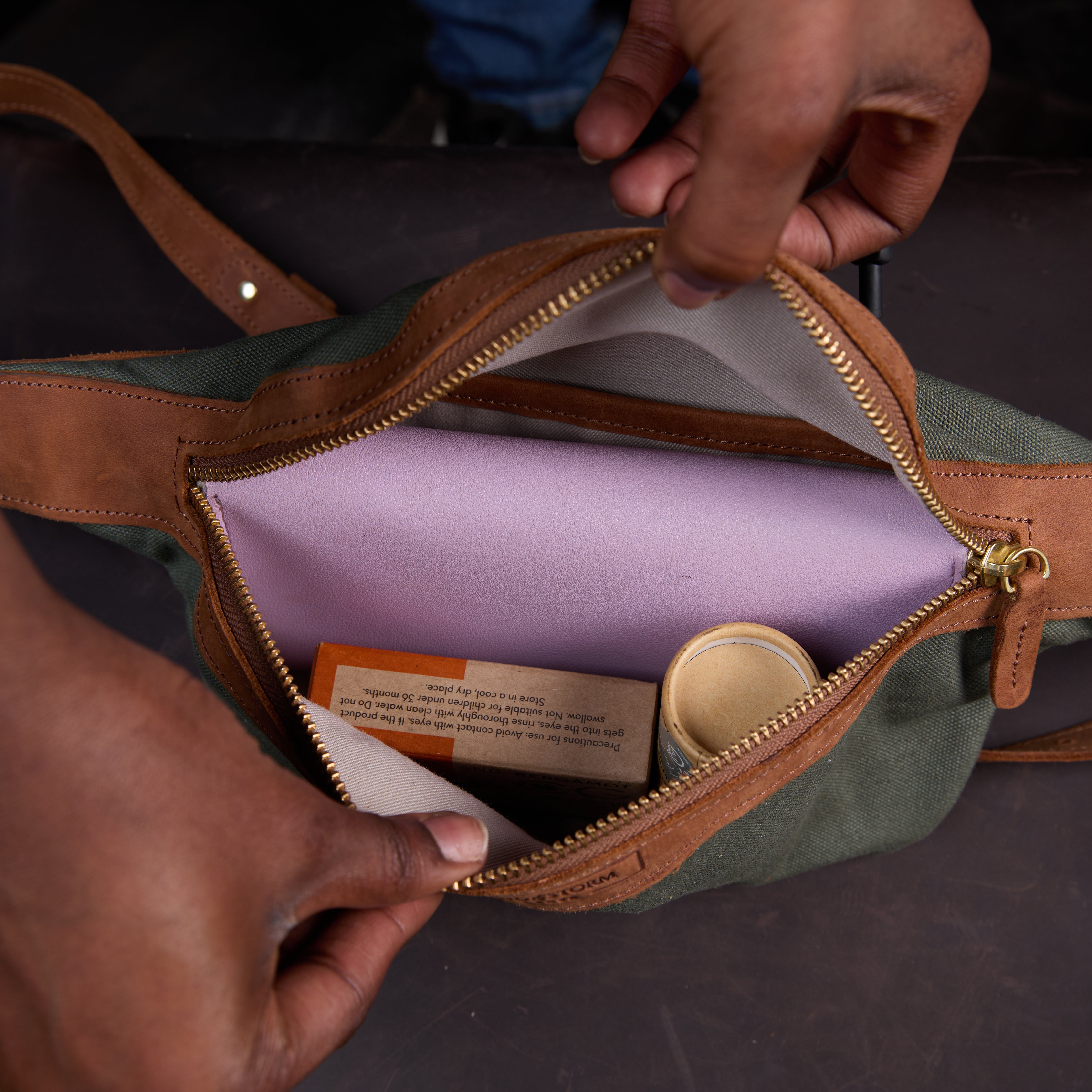 Canvas Mercy belt bag