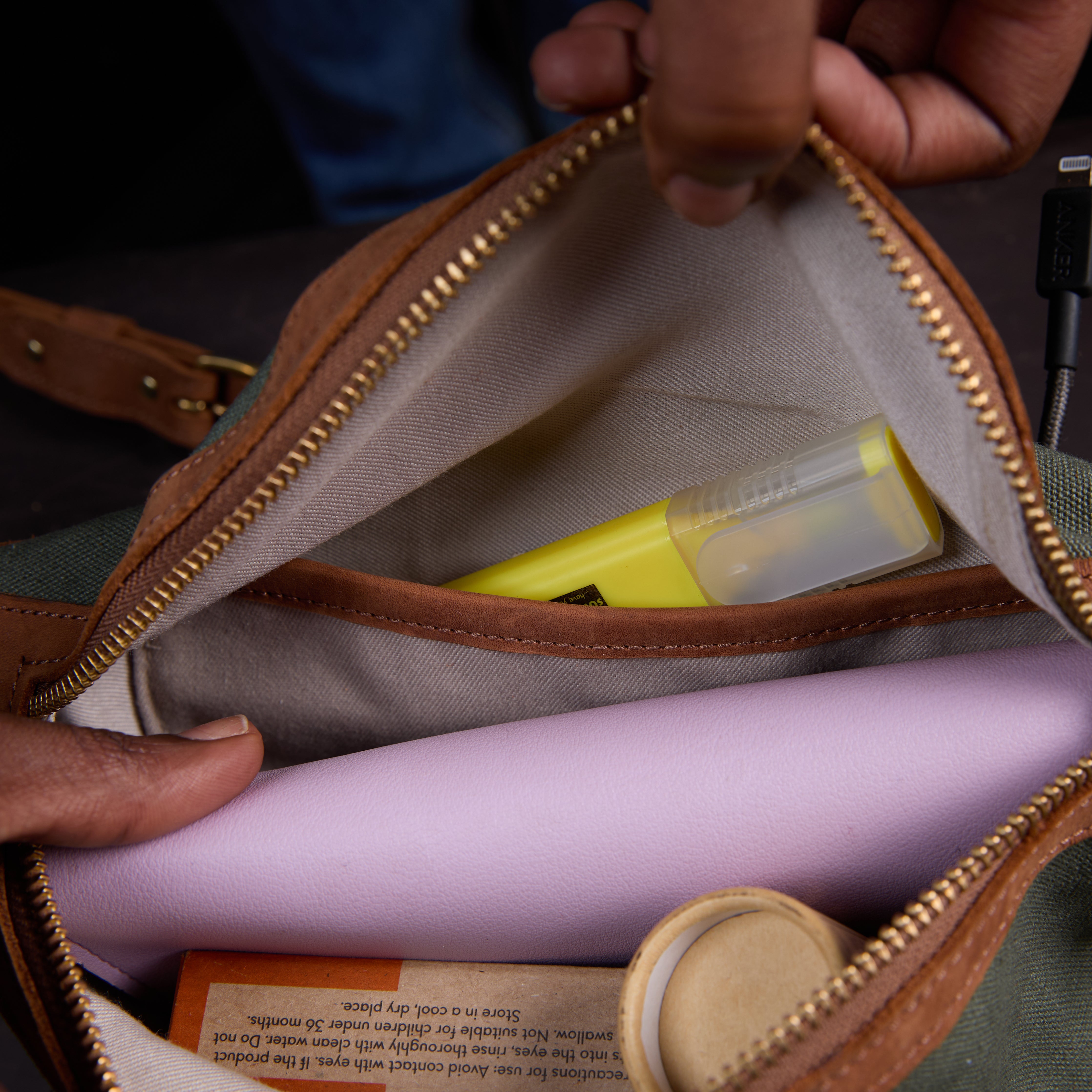 Canvas Mercy belt bag