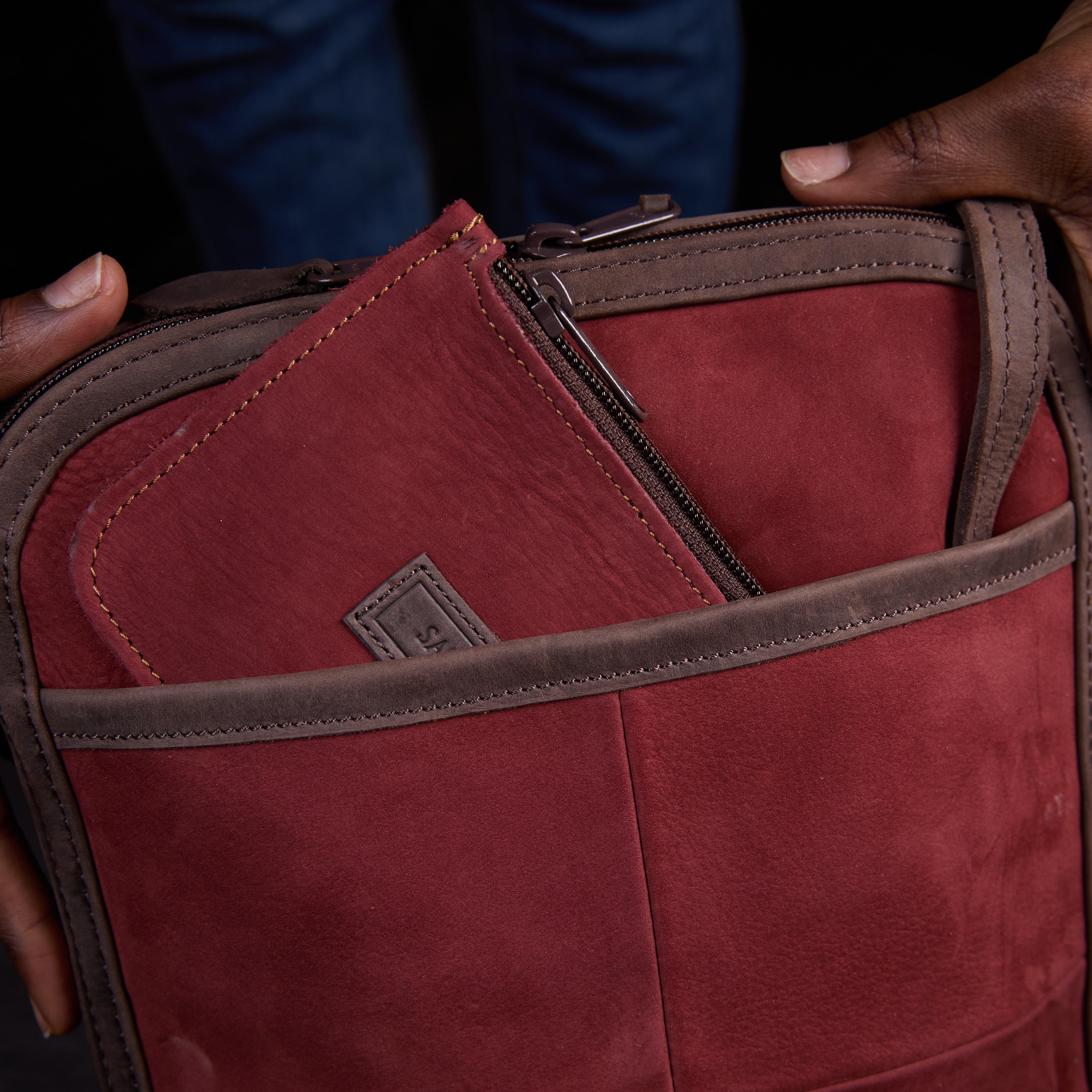 Suede Sporran Crossbody