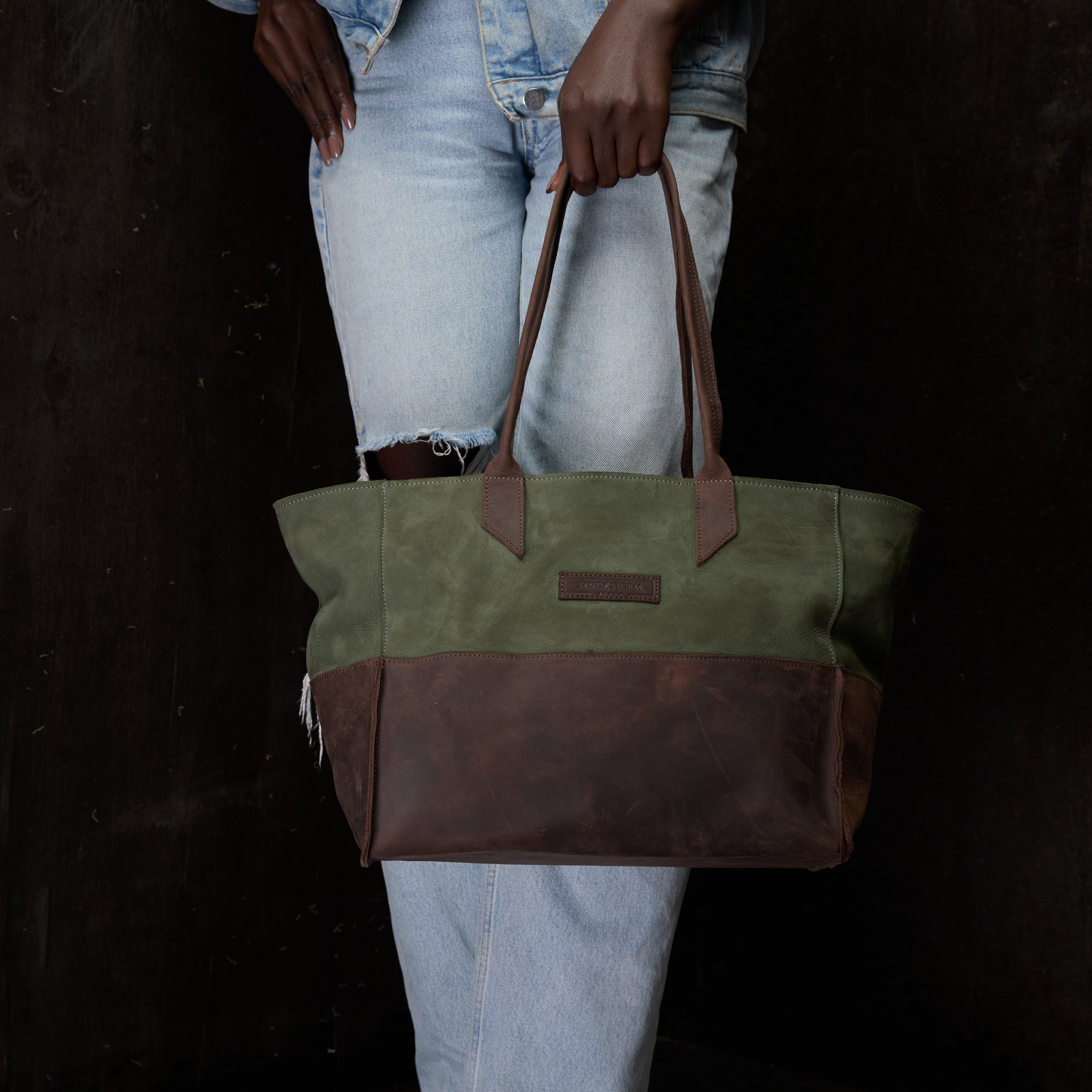Suede Faith Tote