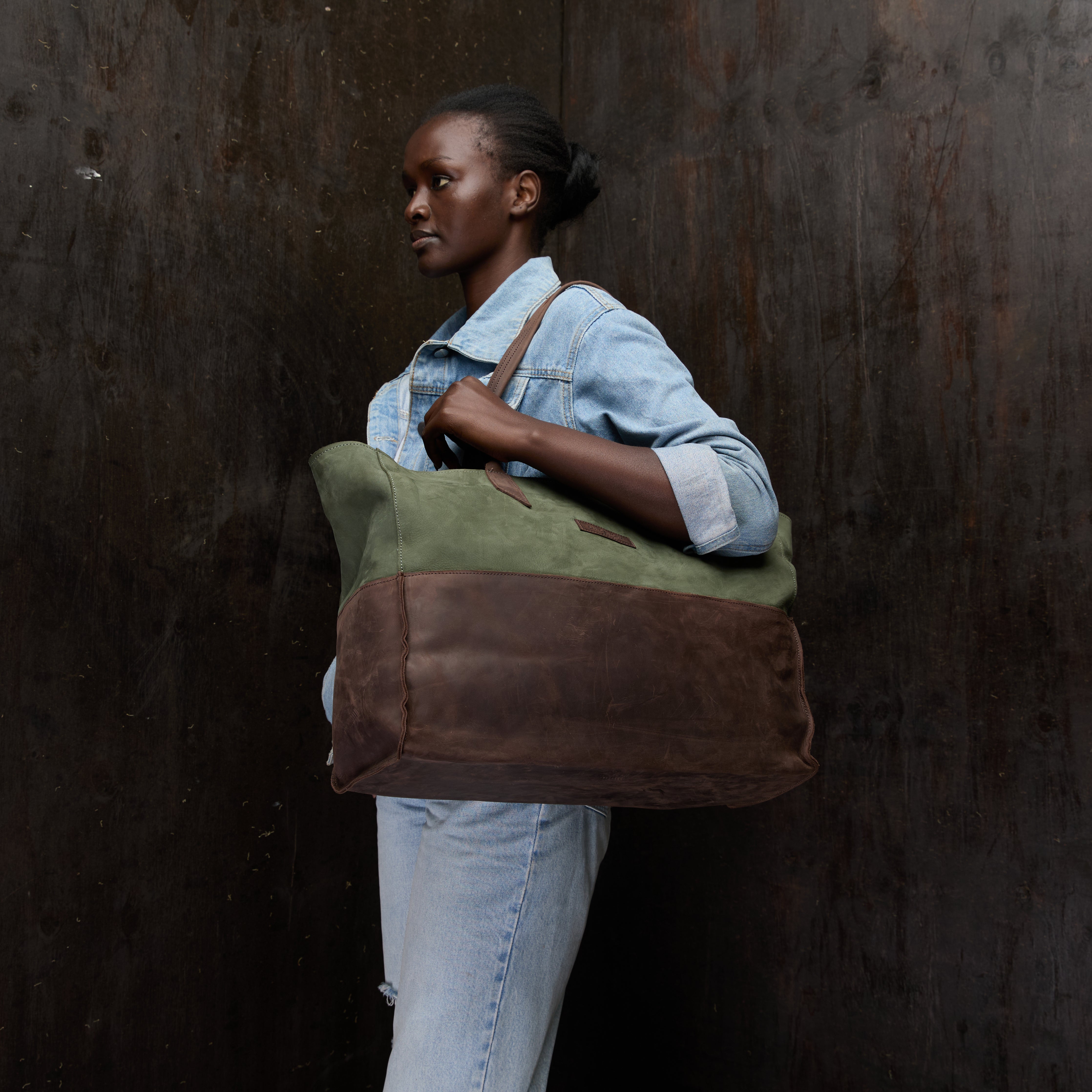 Suede Faith Weekender