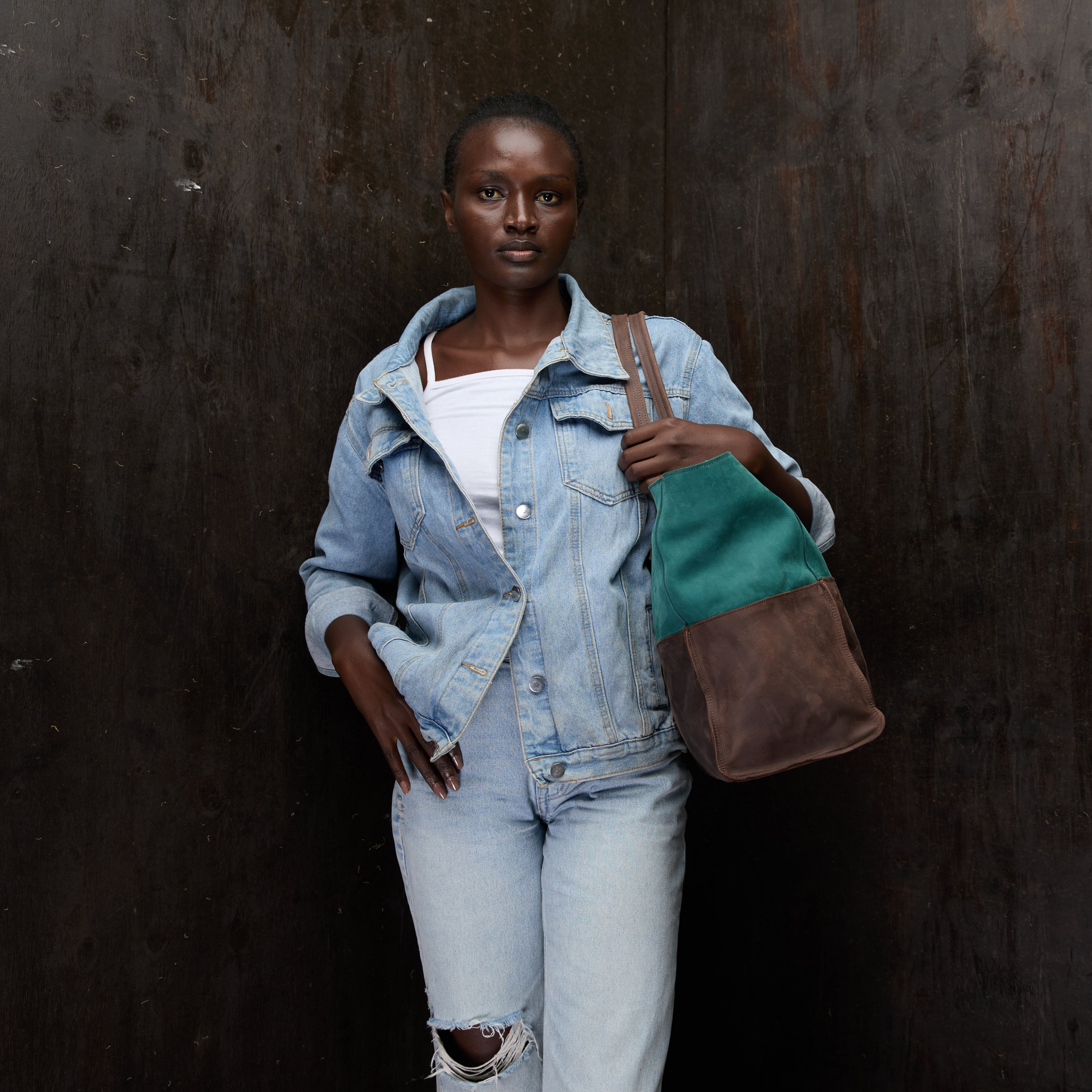 Suede Faith Weekender