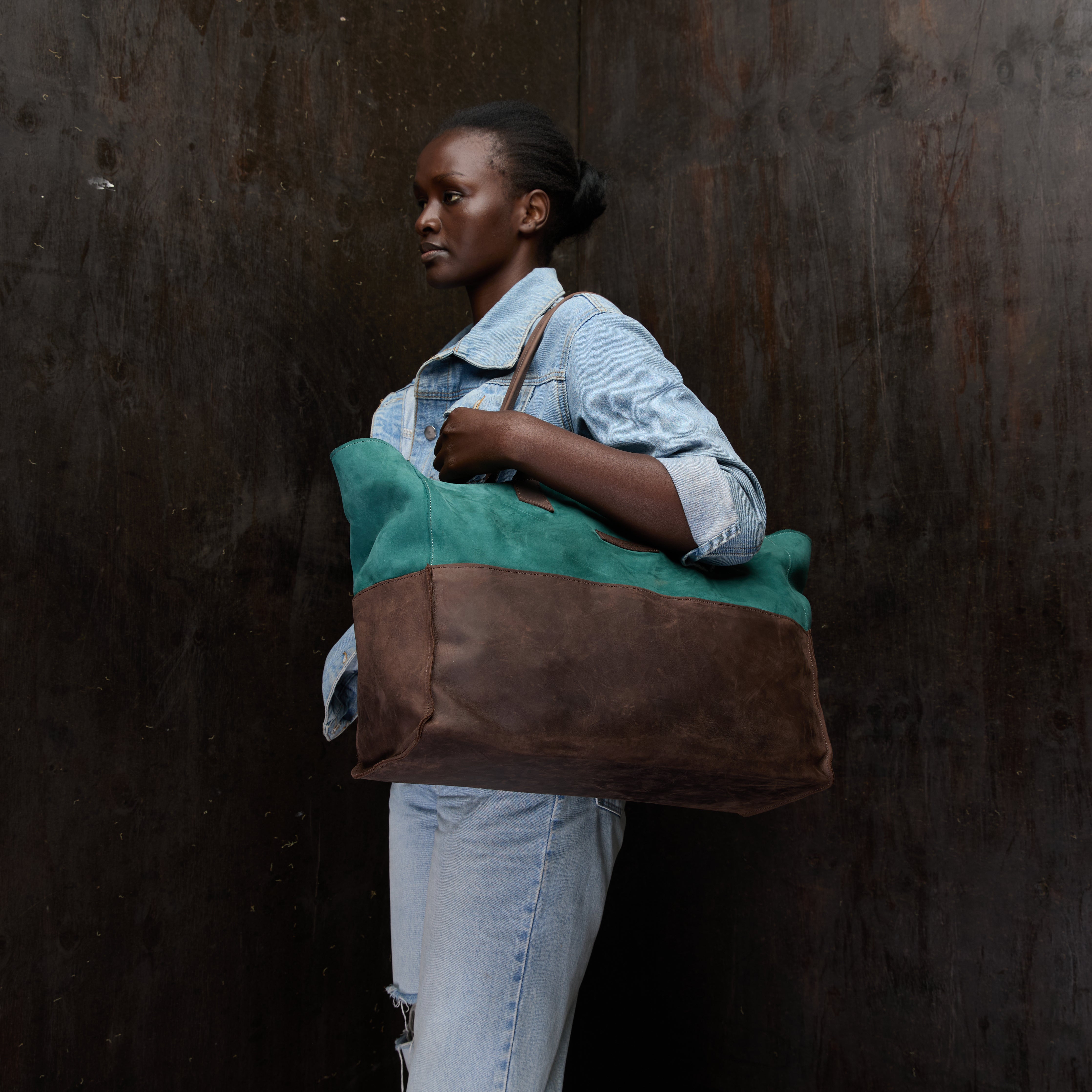 Suede Faith Weekender