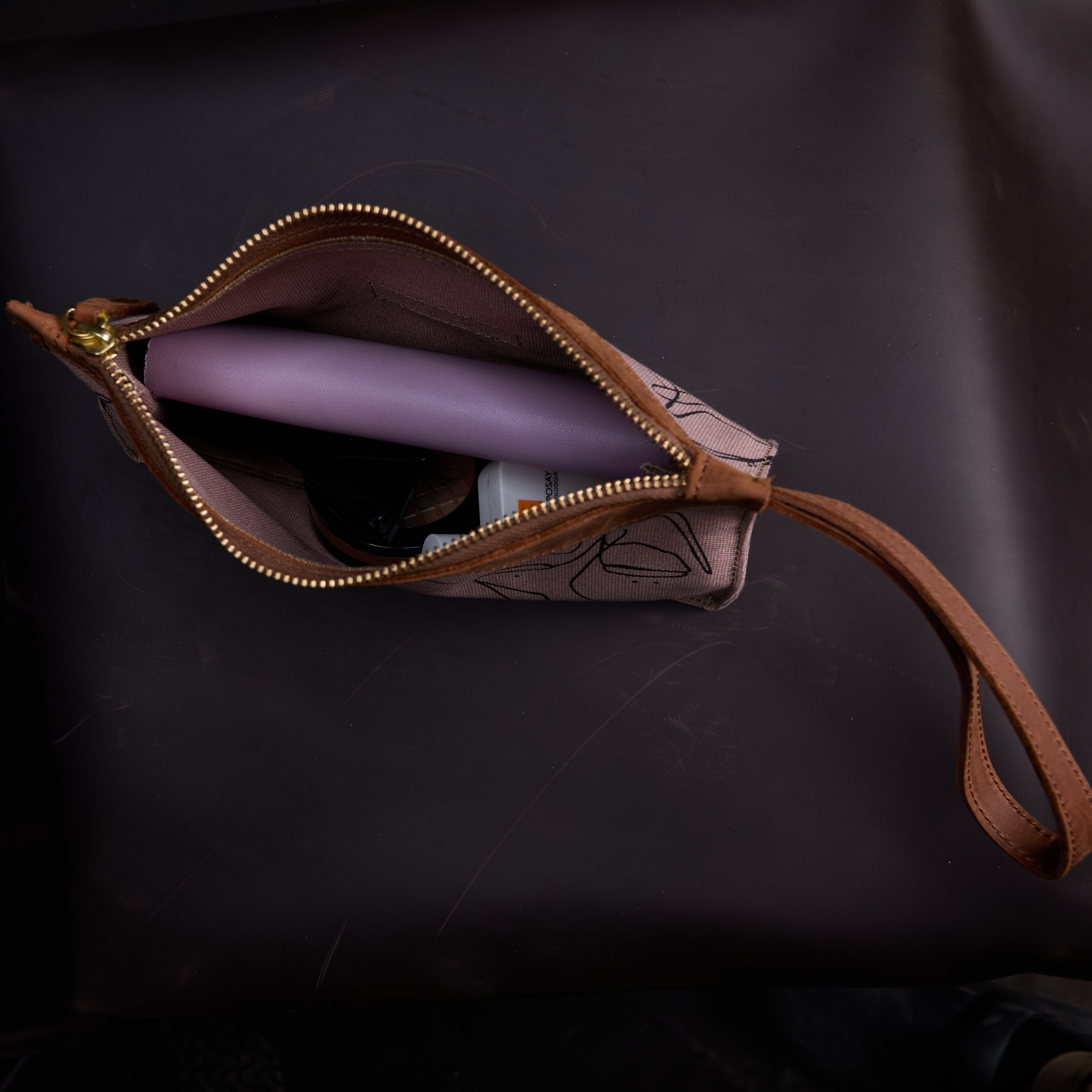 Canvas Agnes Pouch Sita Print x EndoSquared