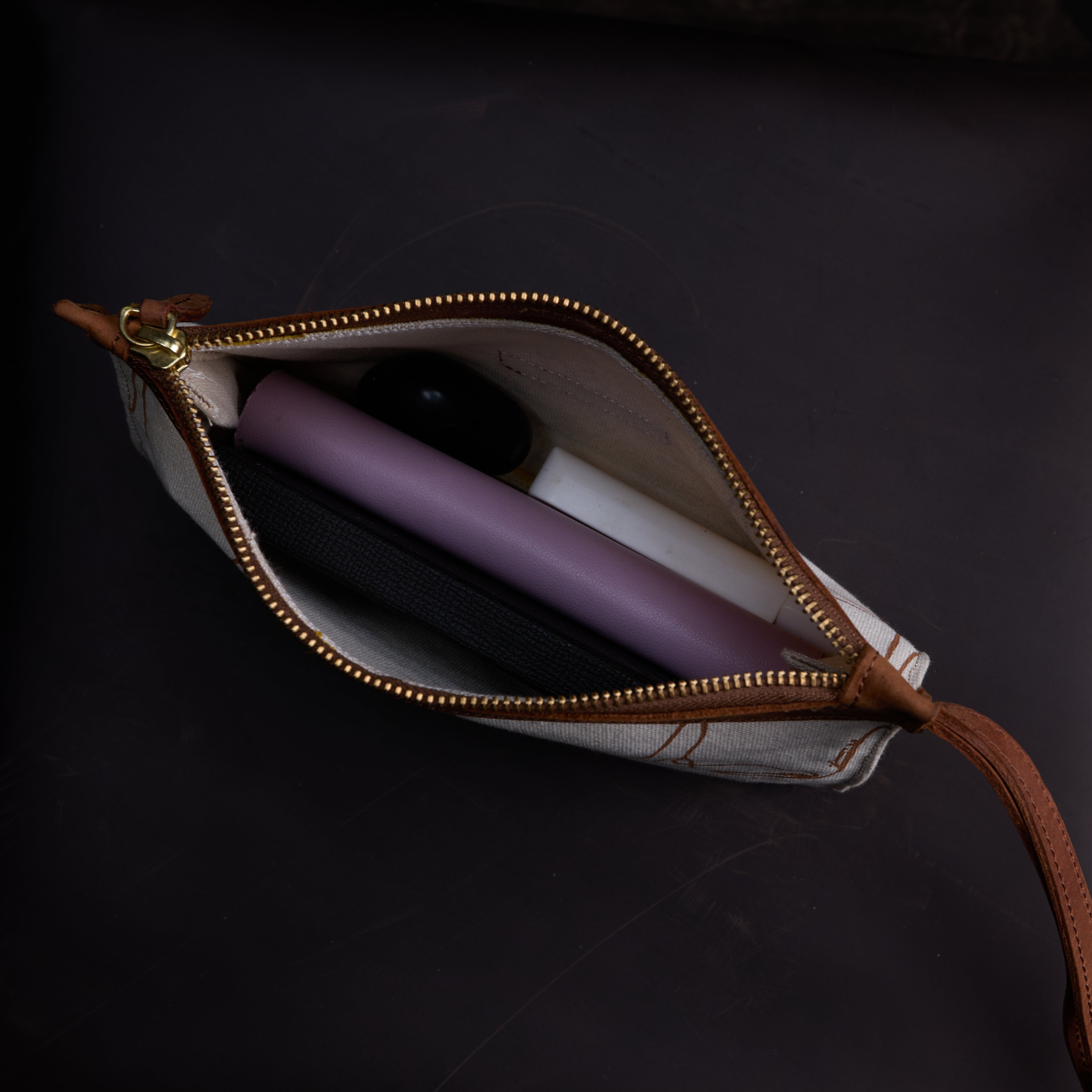 Canvas Agnes Pouch Sita Print x EndoSquared