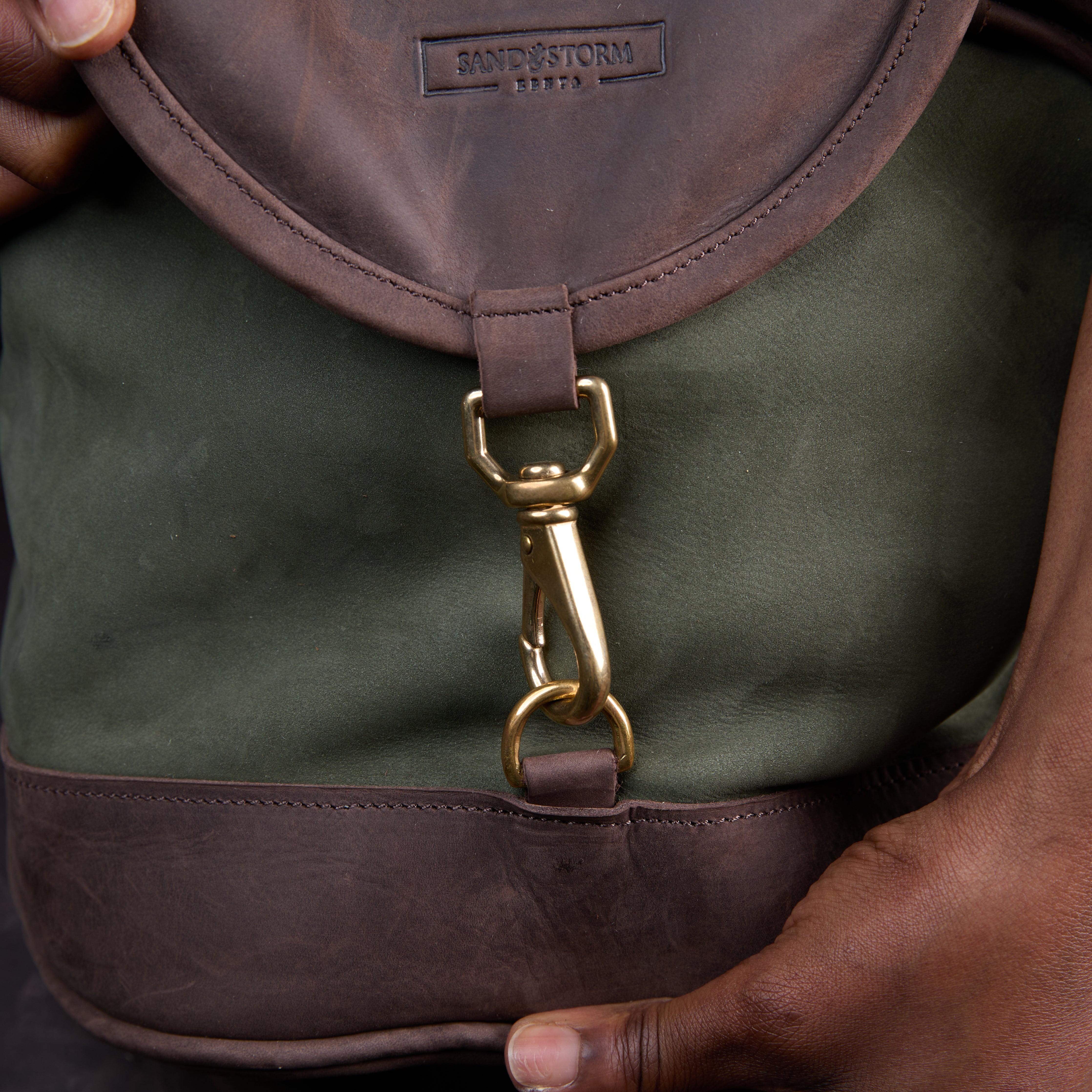 Suede Cecilia Backpack (Mocha Leather)