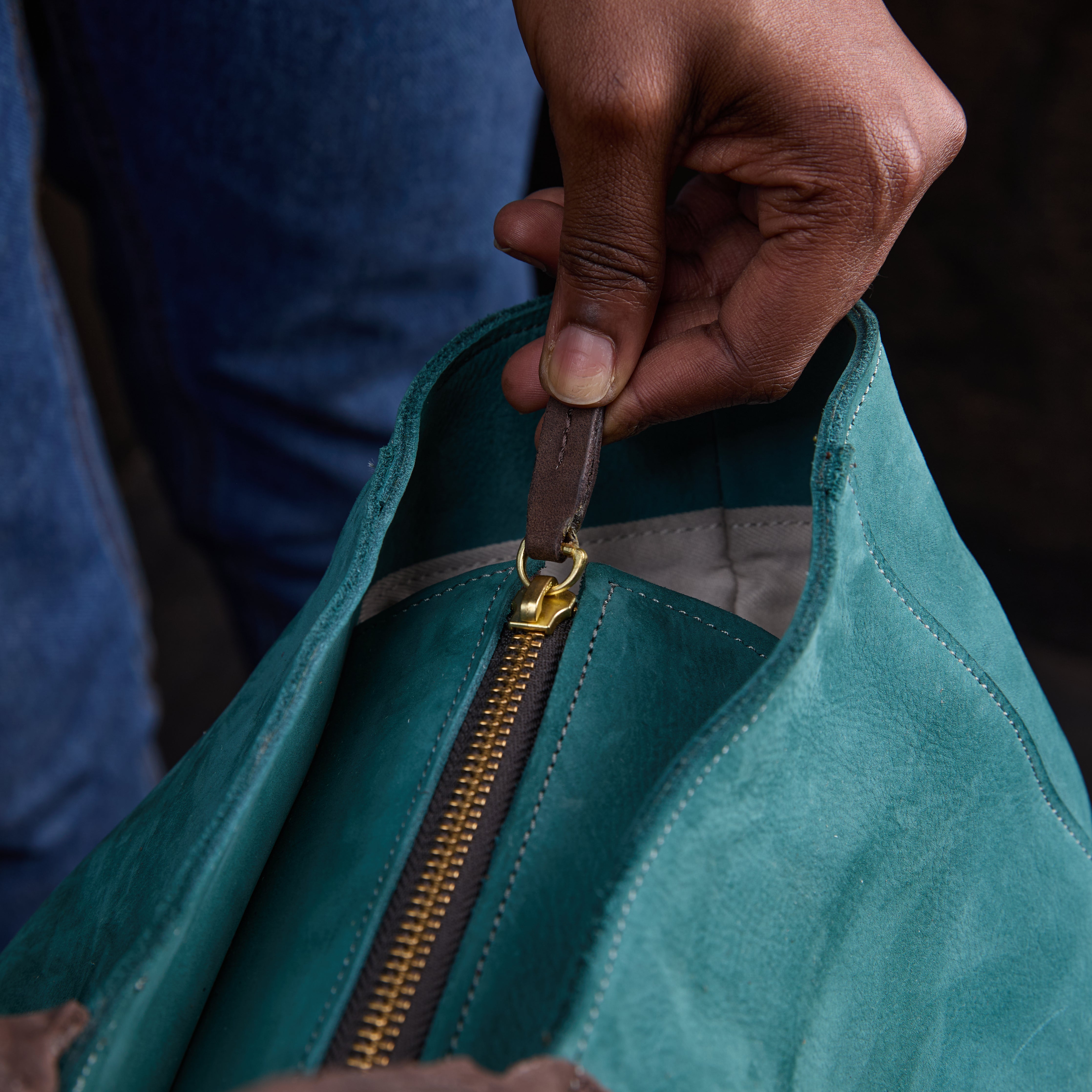 Suede Faith Weekender