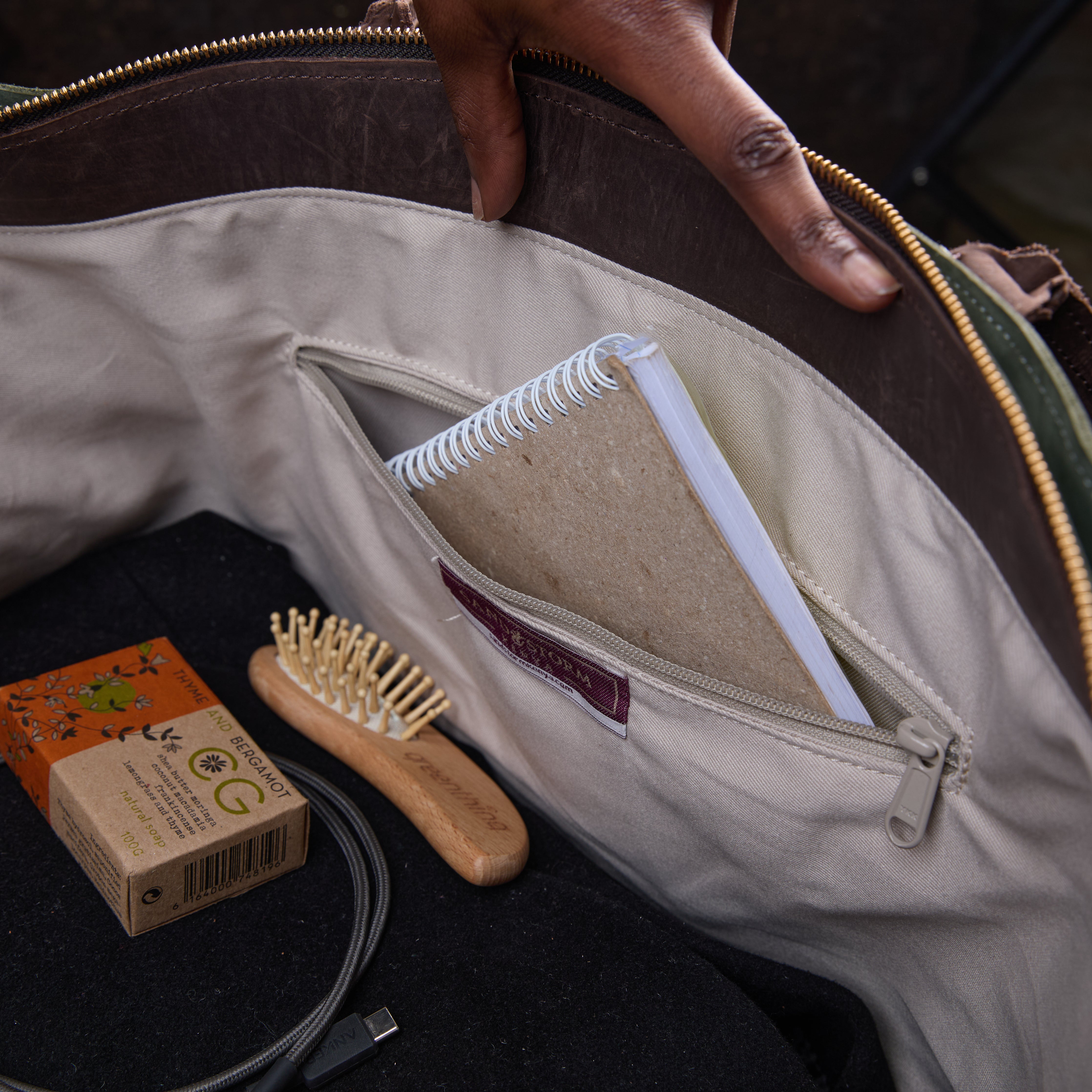 Suede Faith Weekender