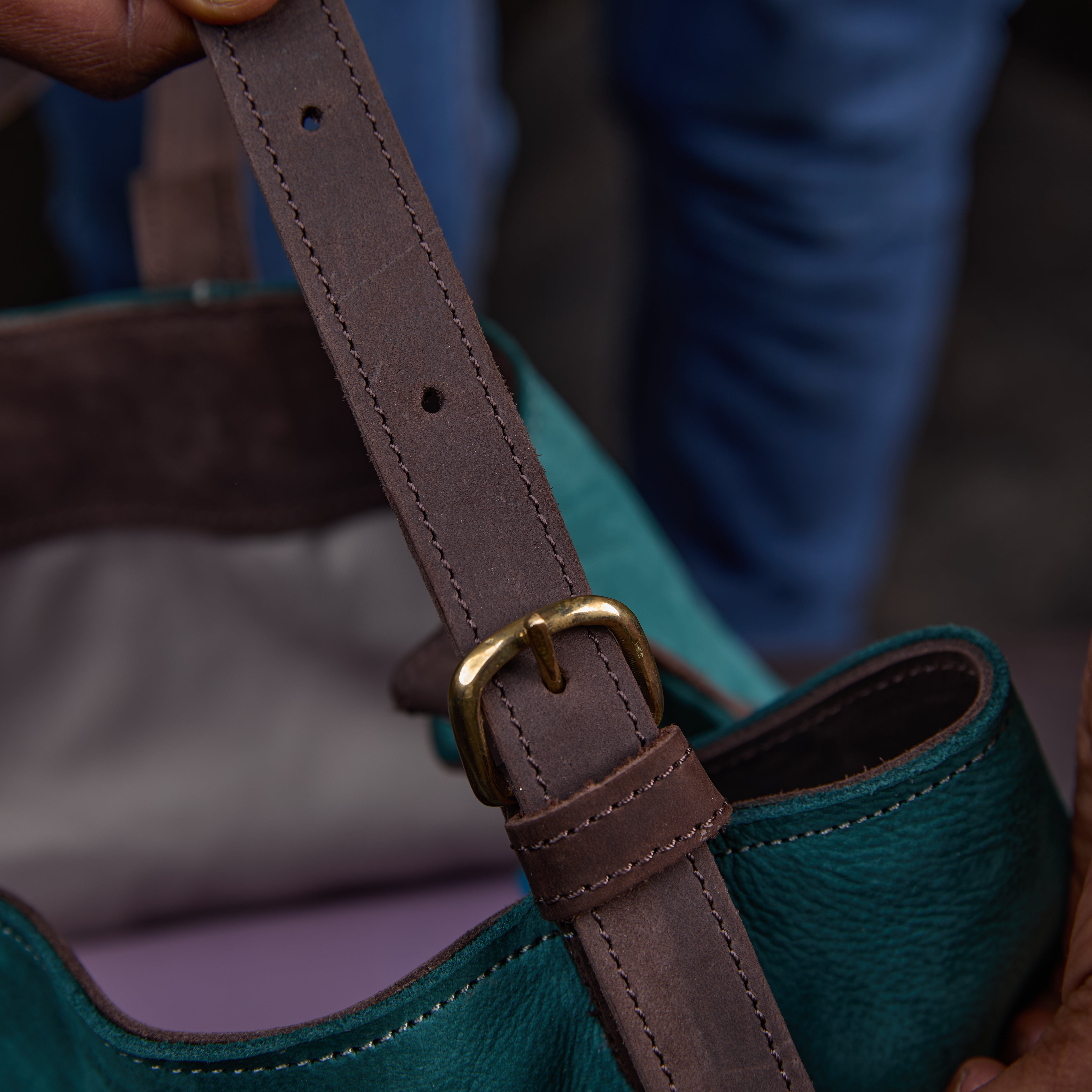 Suede Tote Plain