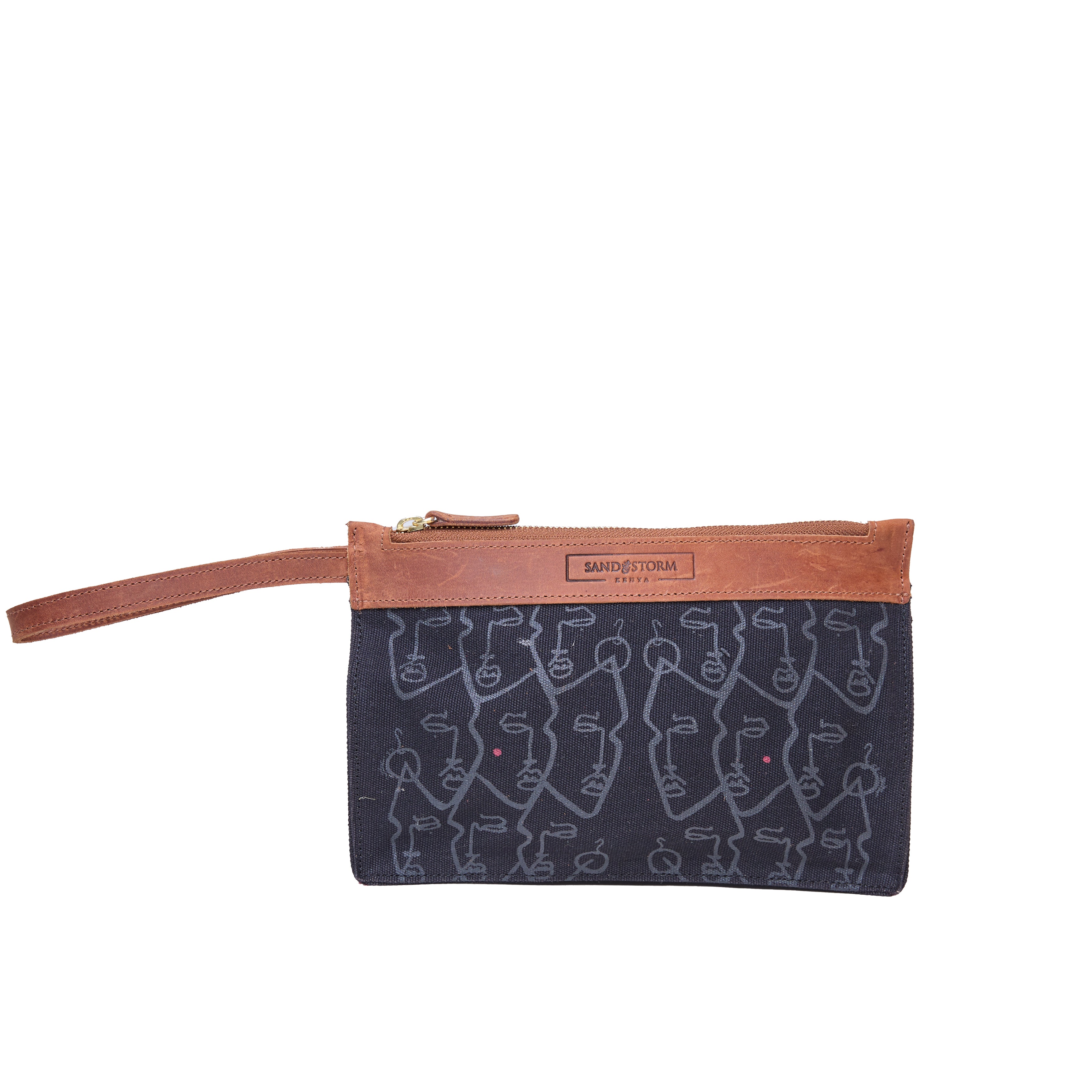 Canvas Issho Print Agnes Pouch x EndoSquared