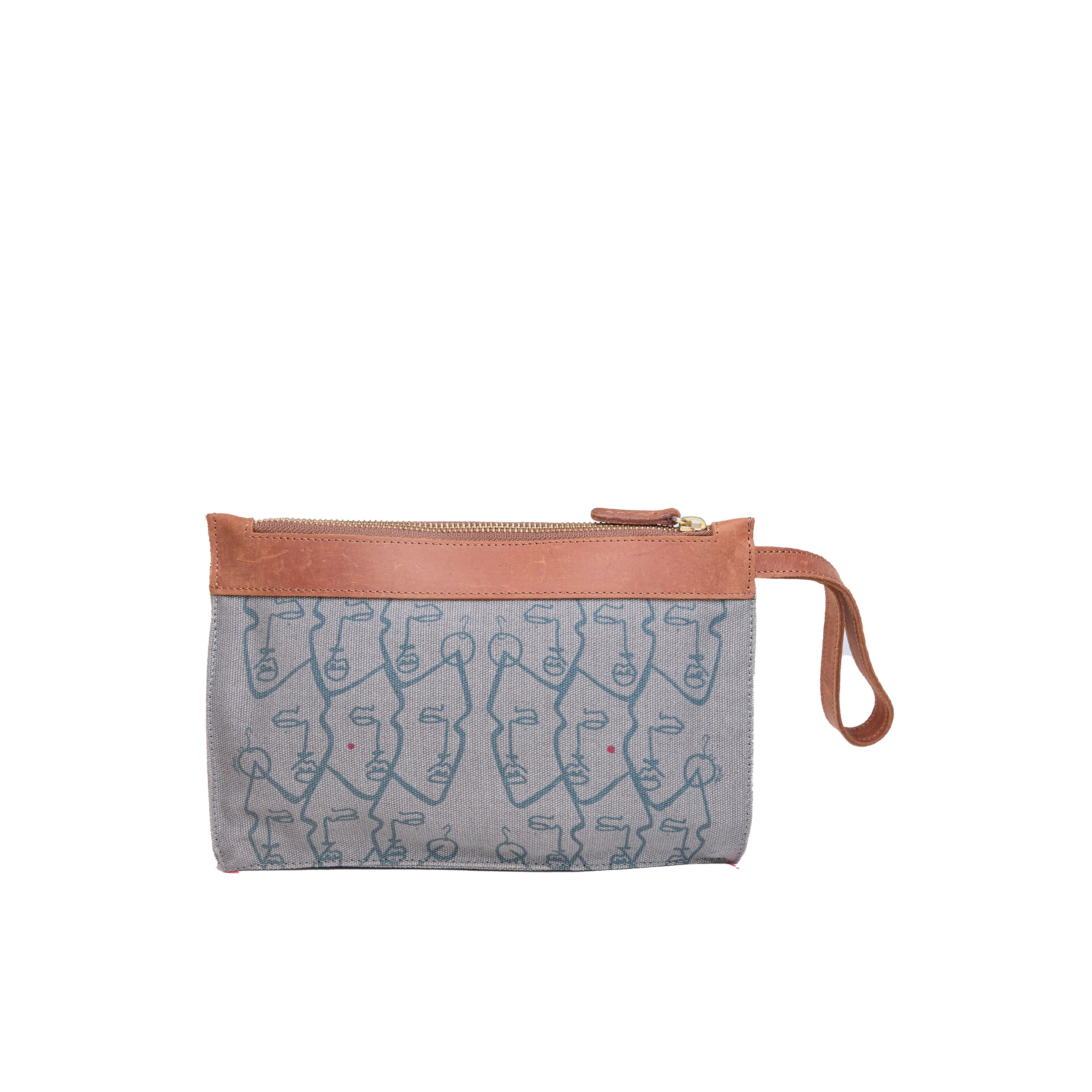 Canvas Issho Print Agnes Pouch x EndoSquared