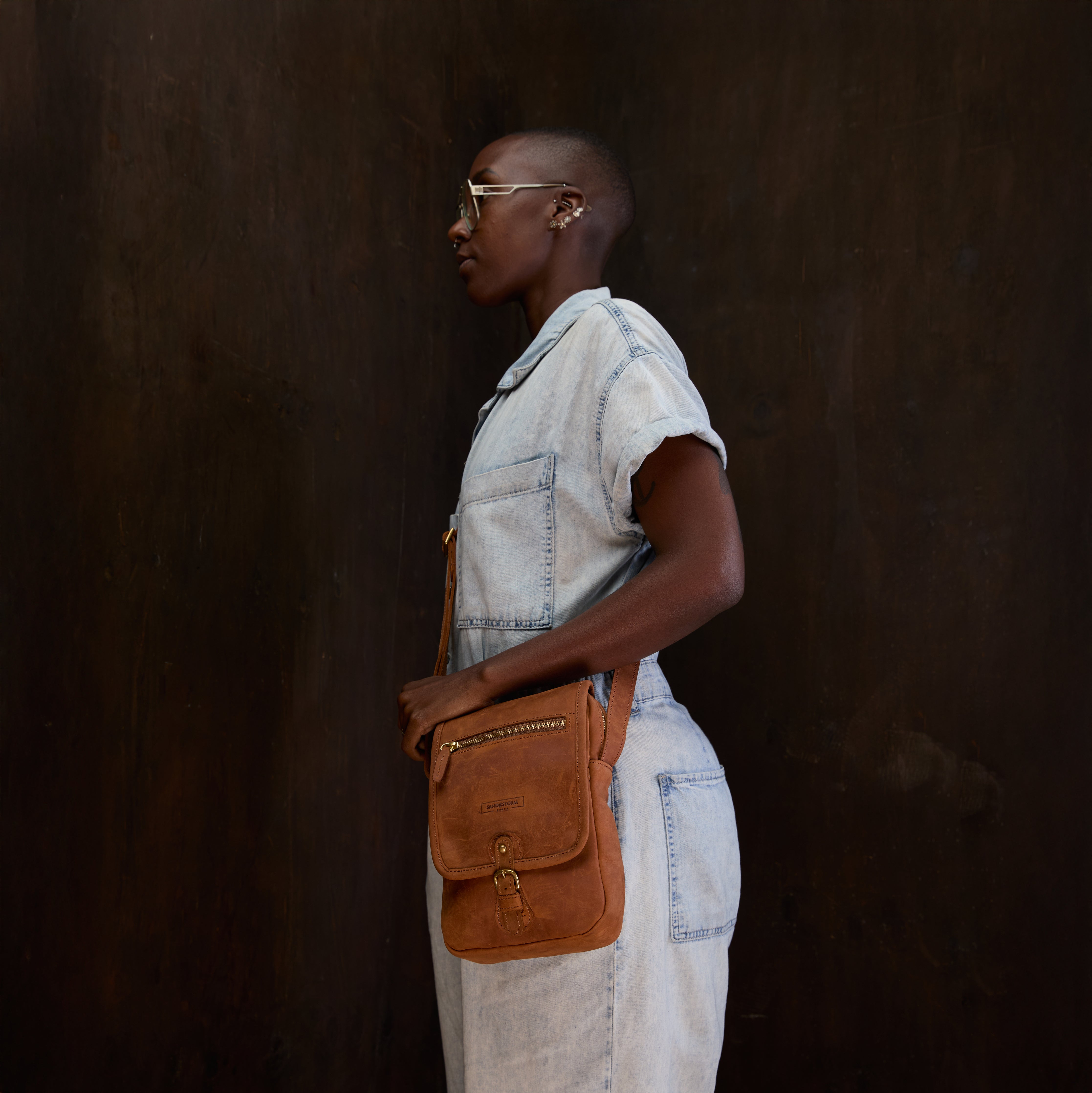 Pull-up Leather Alphonce bag