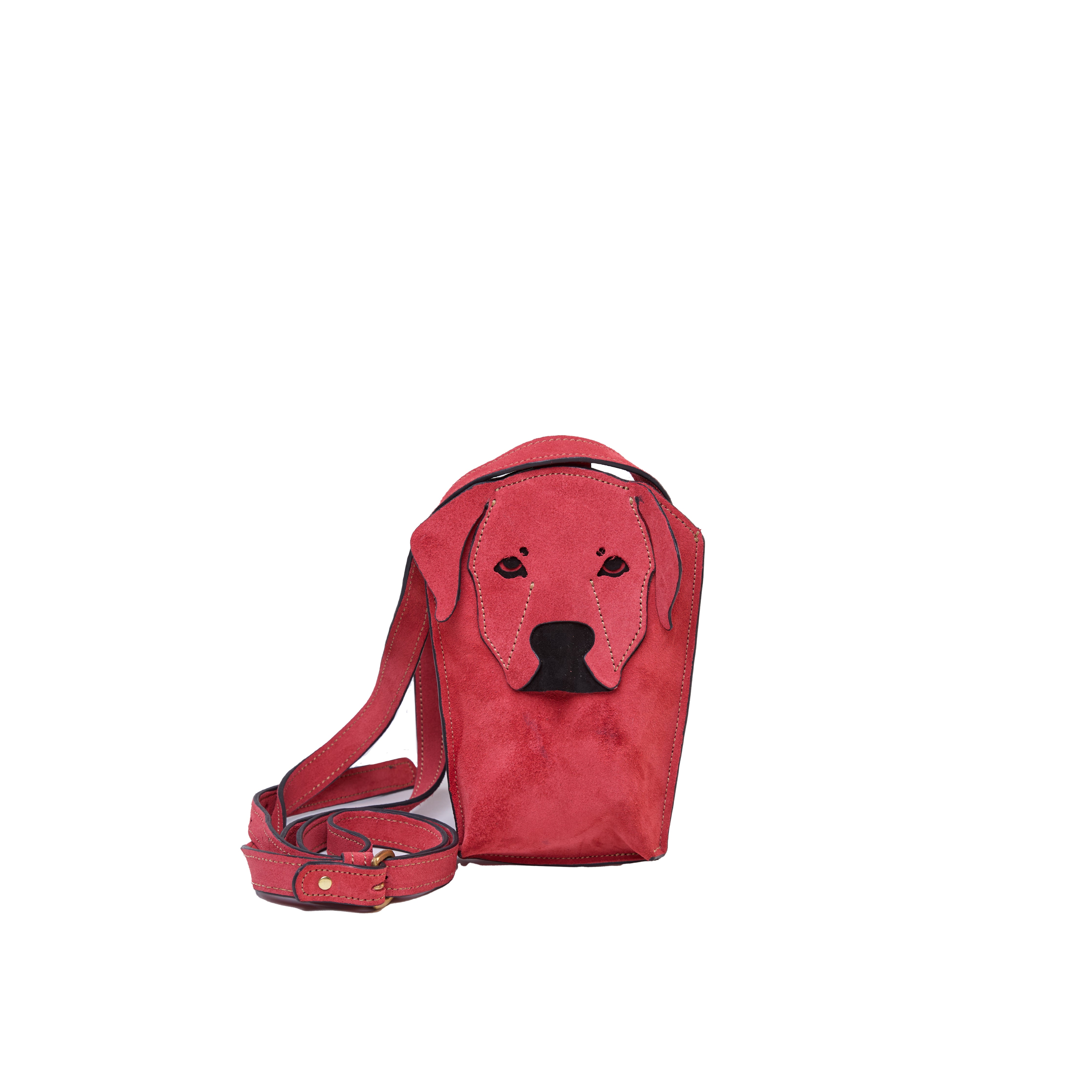 Suede Phone Purse Dog