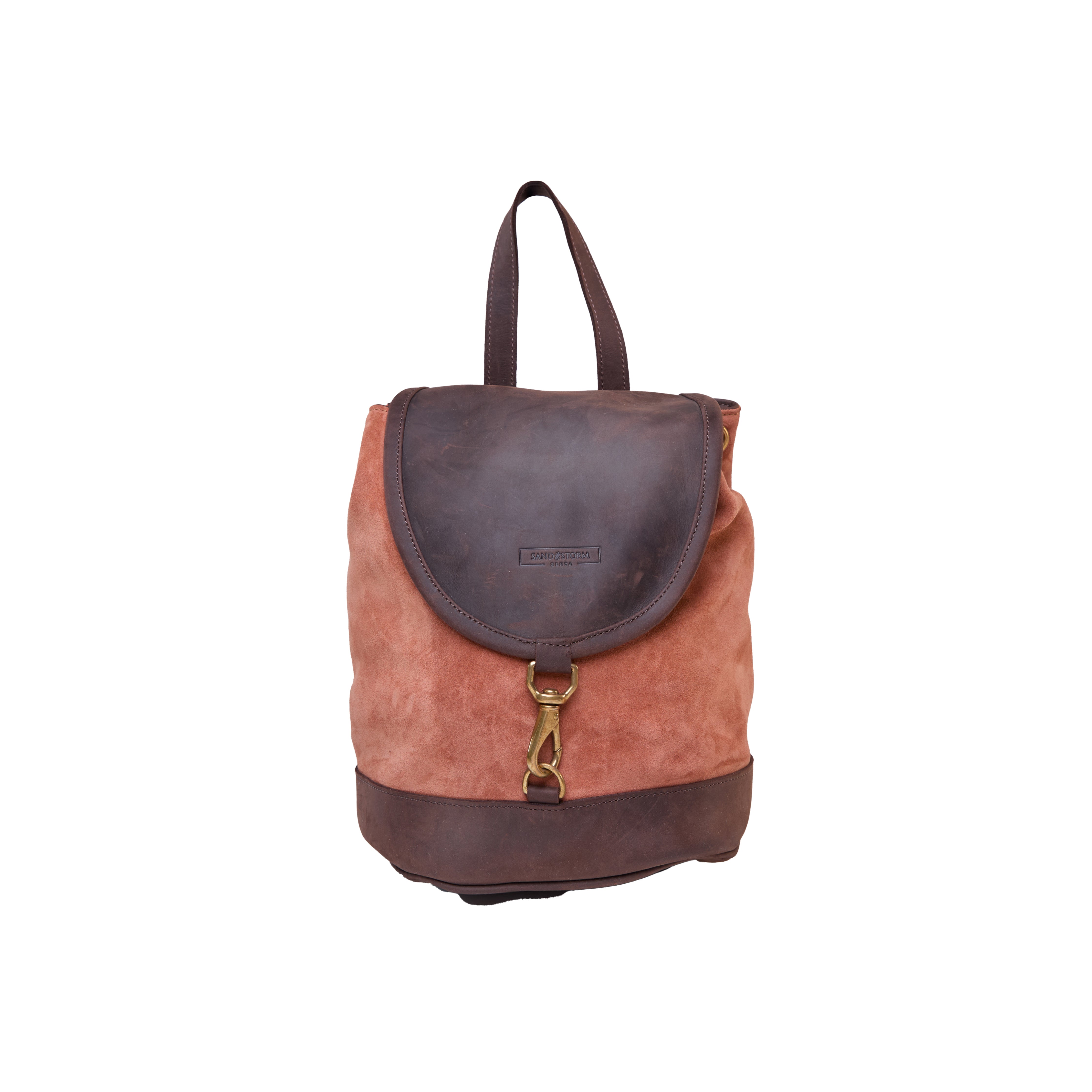 Suede Cecilia Backpack (Mocha Leather)