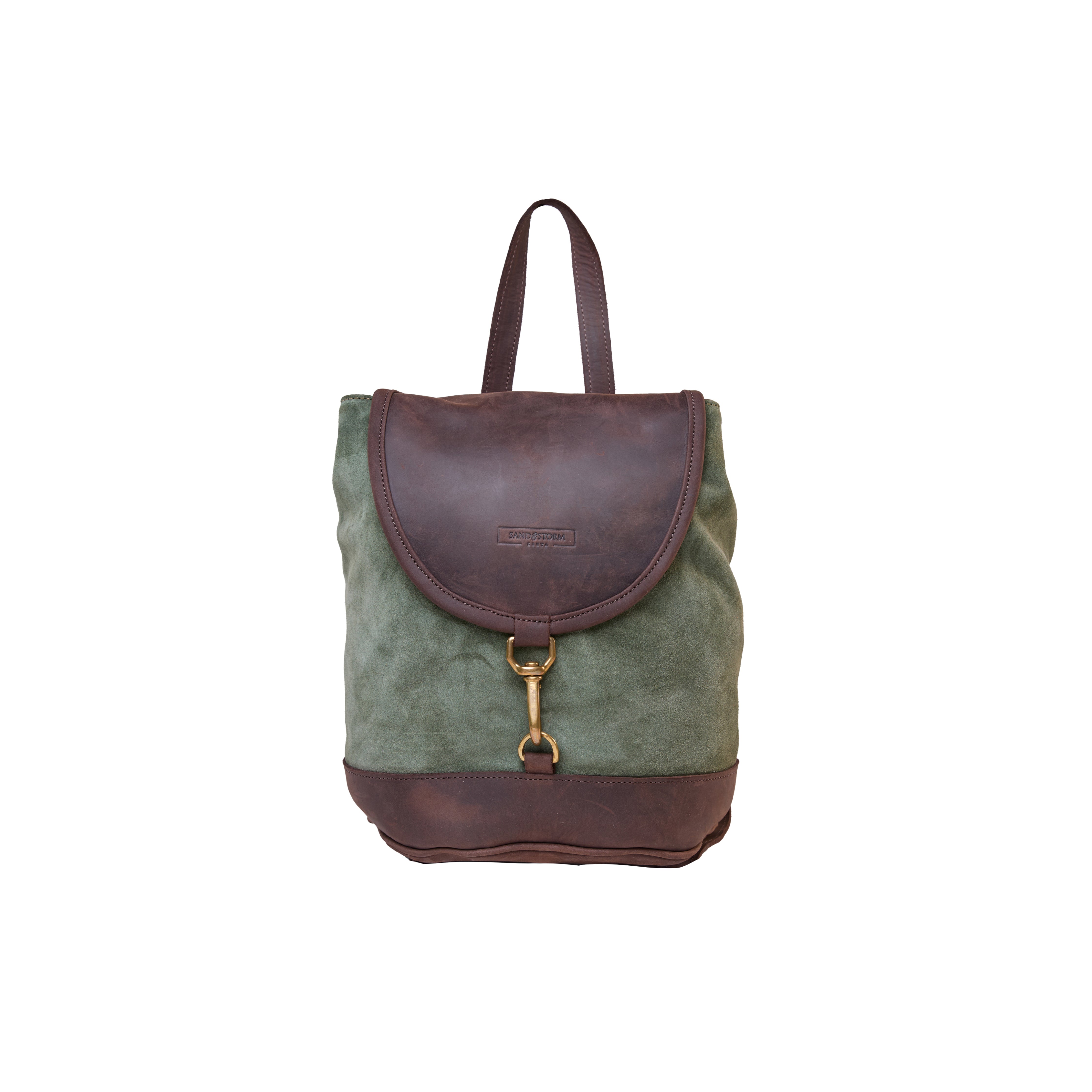 Suede Cecilia Backpack (Mocha Leather)