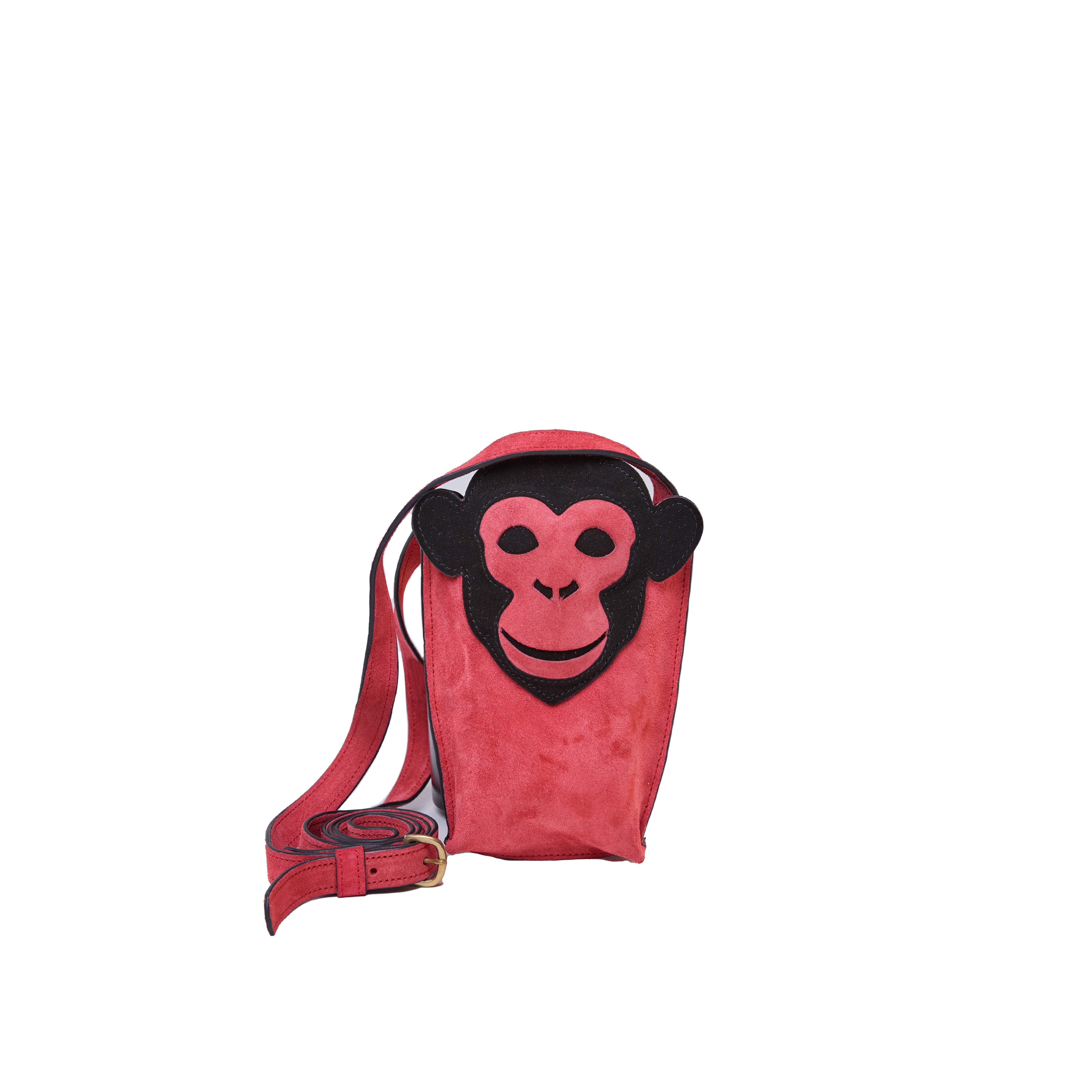 Suede Phone Purse Chimpanzee