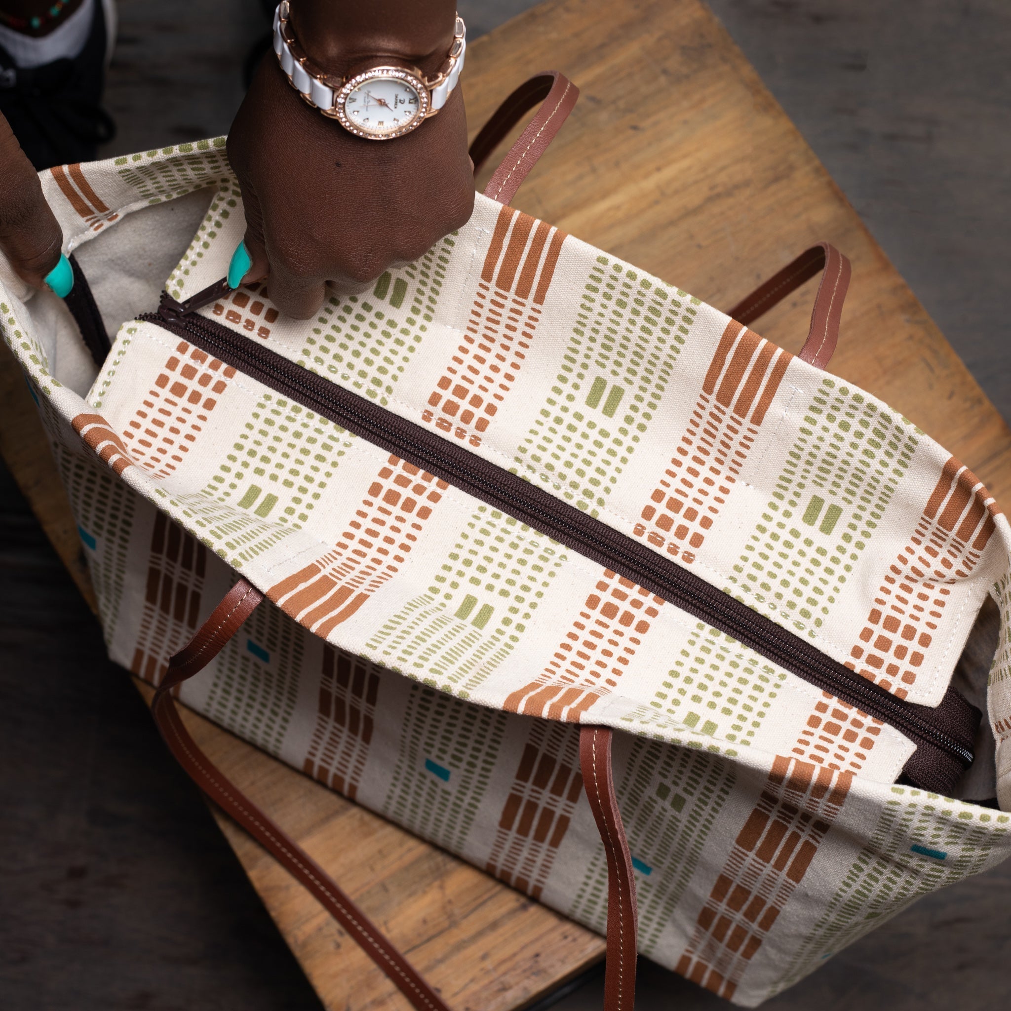 Gladys Tote - Loomstate Canvas - Sandstorm Kenya (KE)
